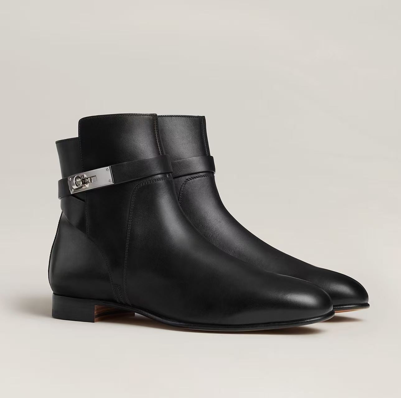 HERMÈS NEO ANKLE BOOT NOIR SIZE 37