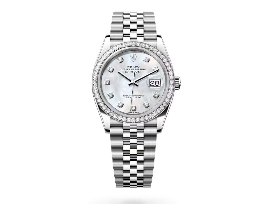 ROLEX DAYJUST WHITE GOLD WITH DIAMOND