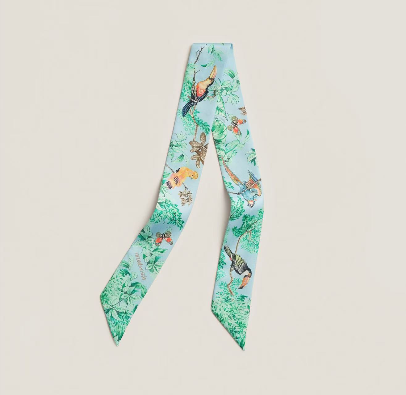 HERMÈS TWILLY LIGHT BLUE & GREEN