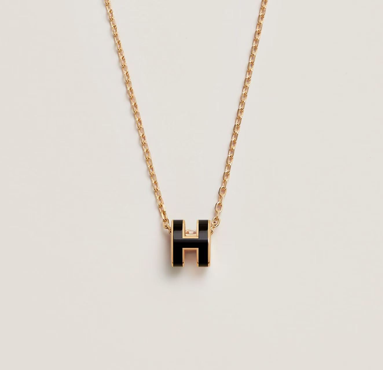 HERMÈS MINI POP H PENDANT ROSE GOLD