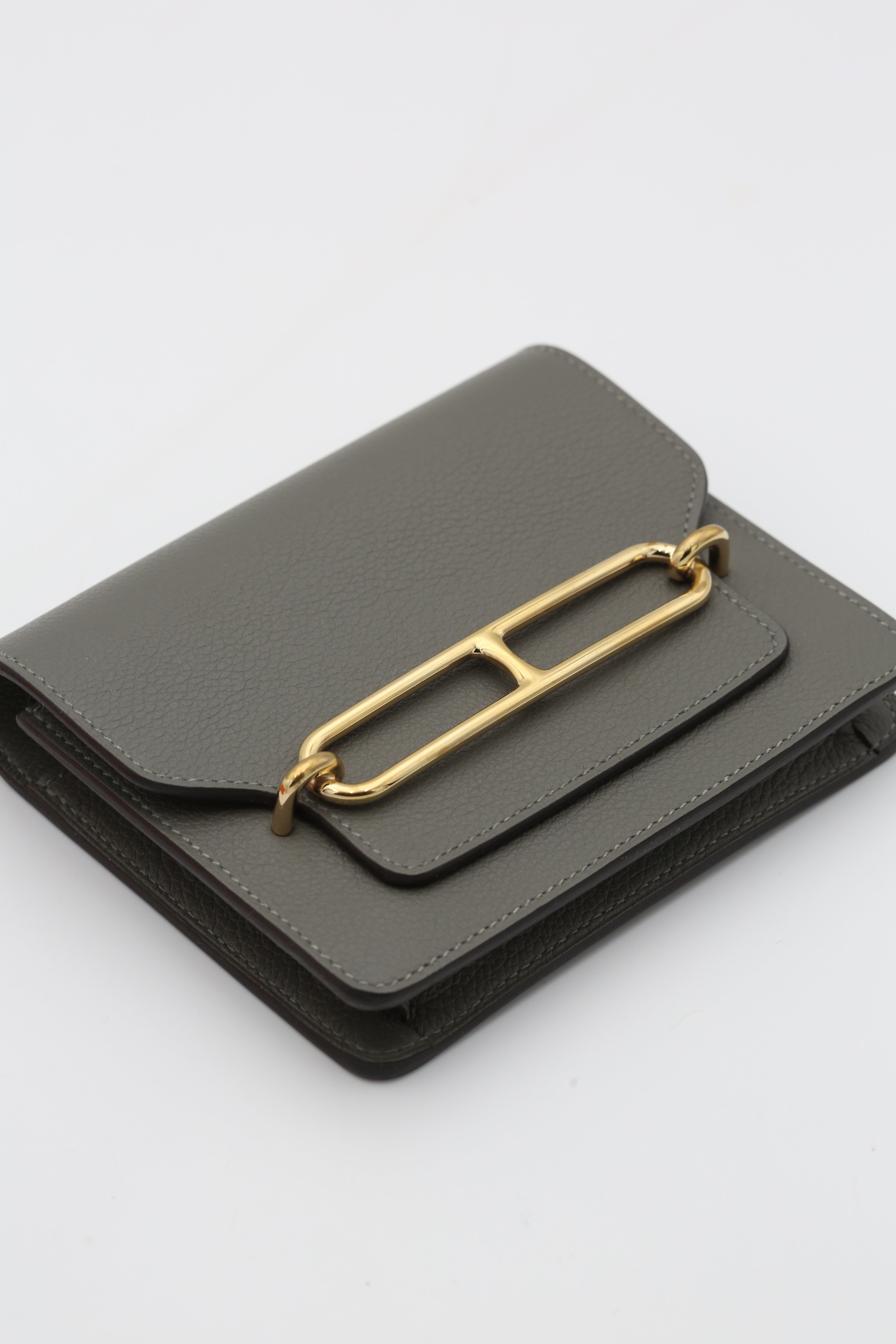 HERMÈS ROULIS SLIM WALLET ETAIN