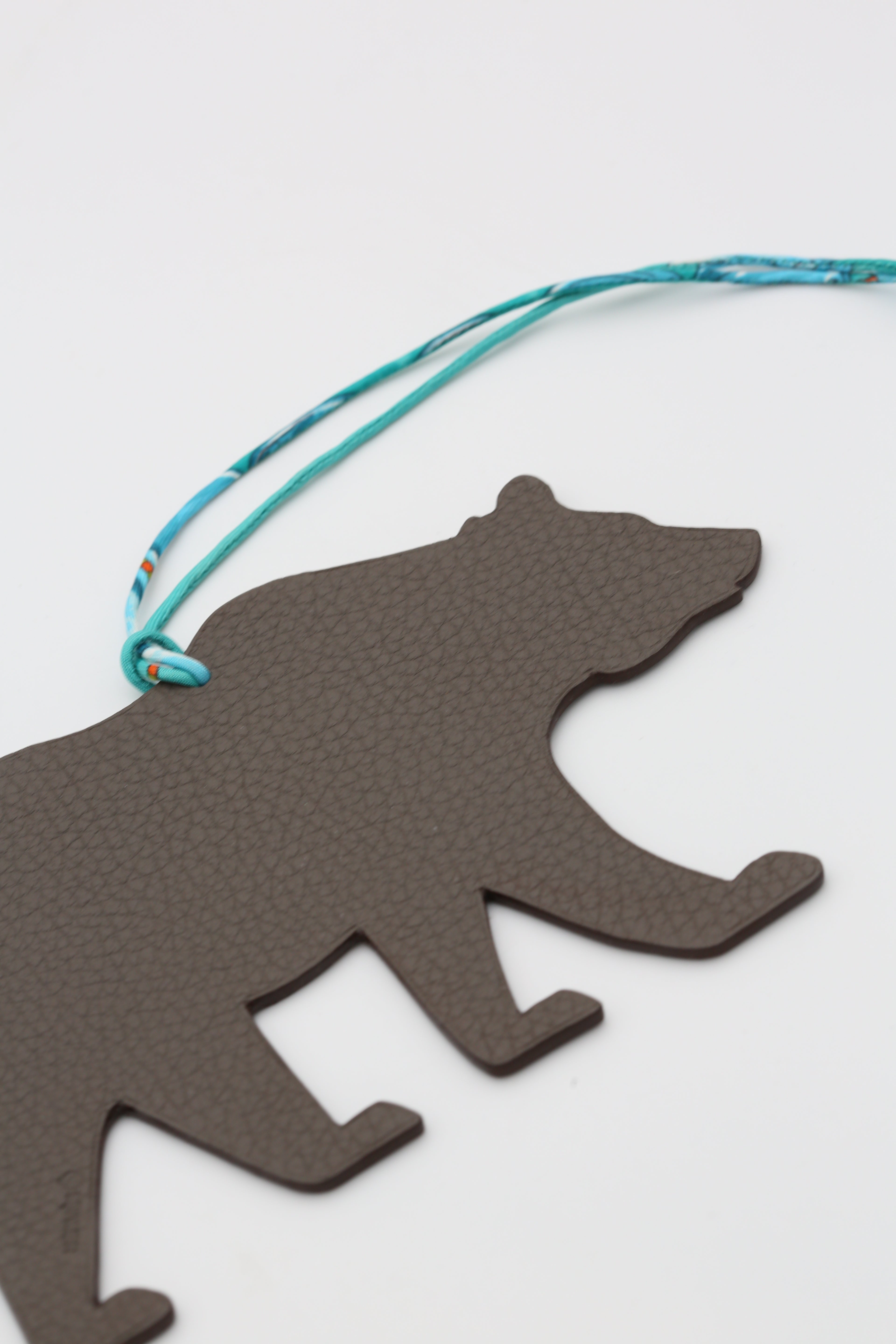 HERMÈS BEAR CHARM BLEU/ETAIN