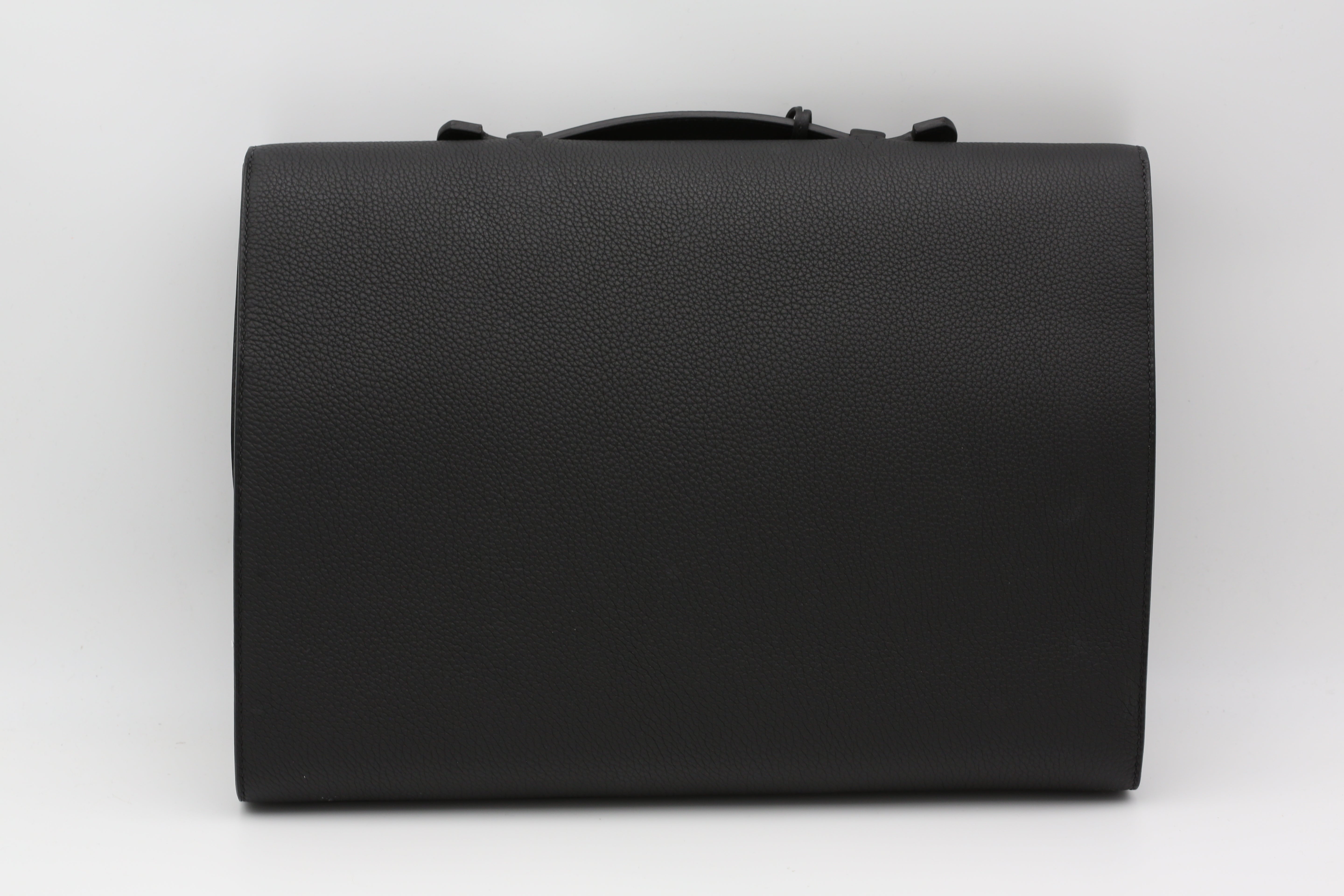 HERMÈS SAC A DEPECHES NOIR B STAMP