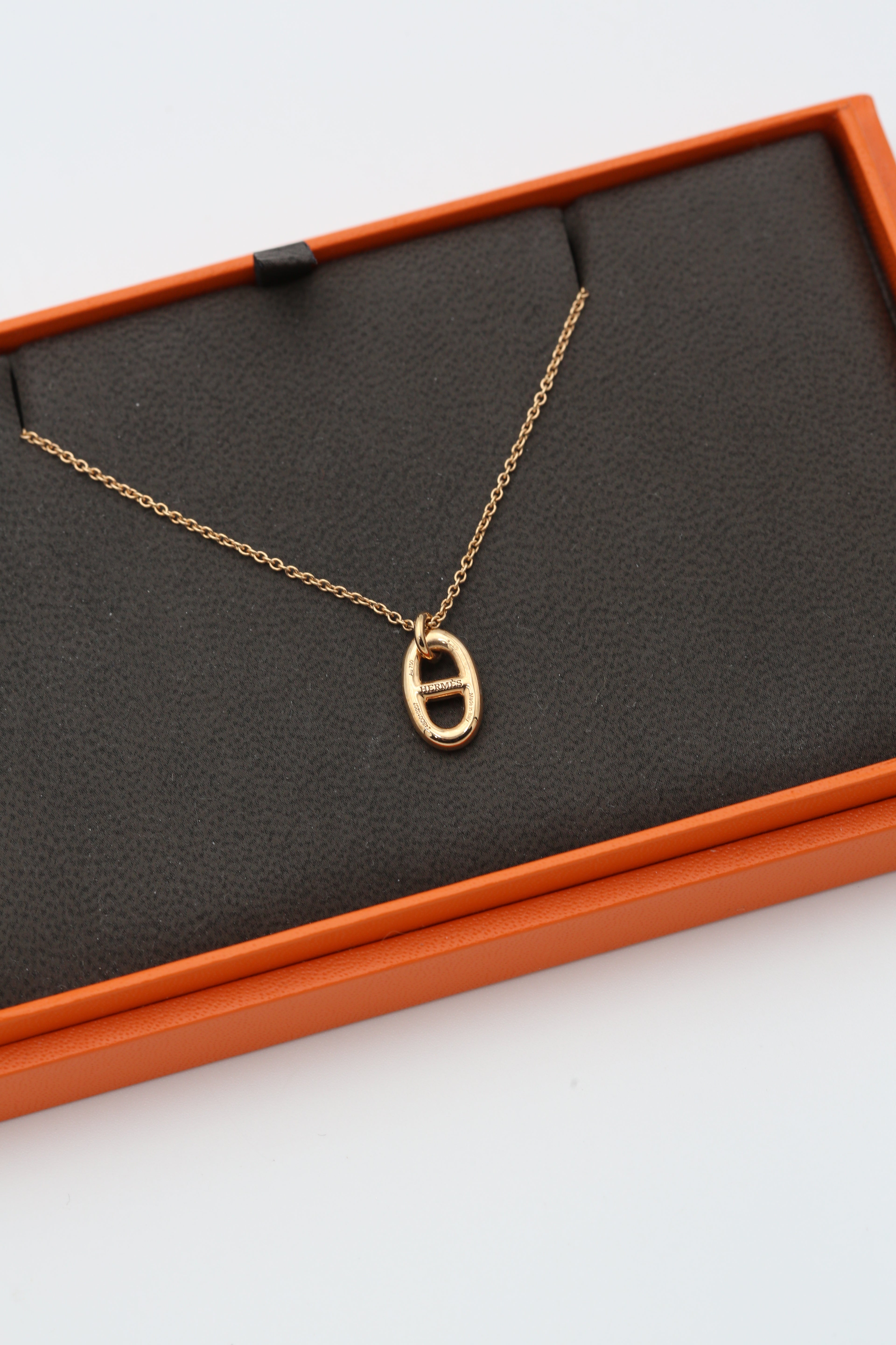 HERMÈS FARANDOLE PENDANT SMALL ROSE GOLD
