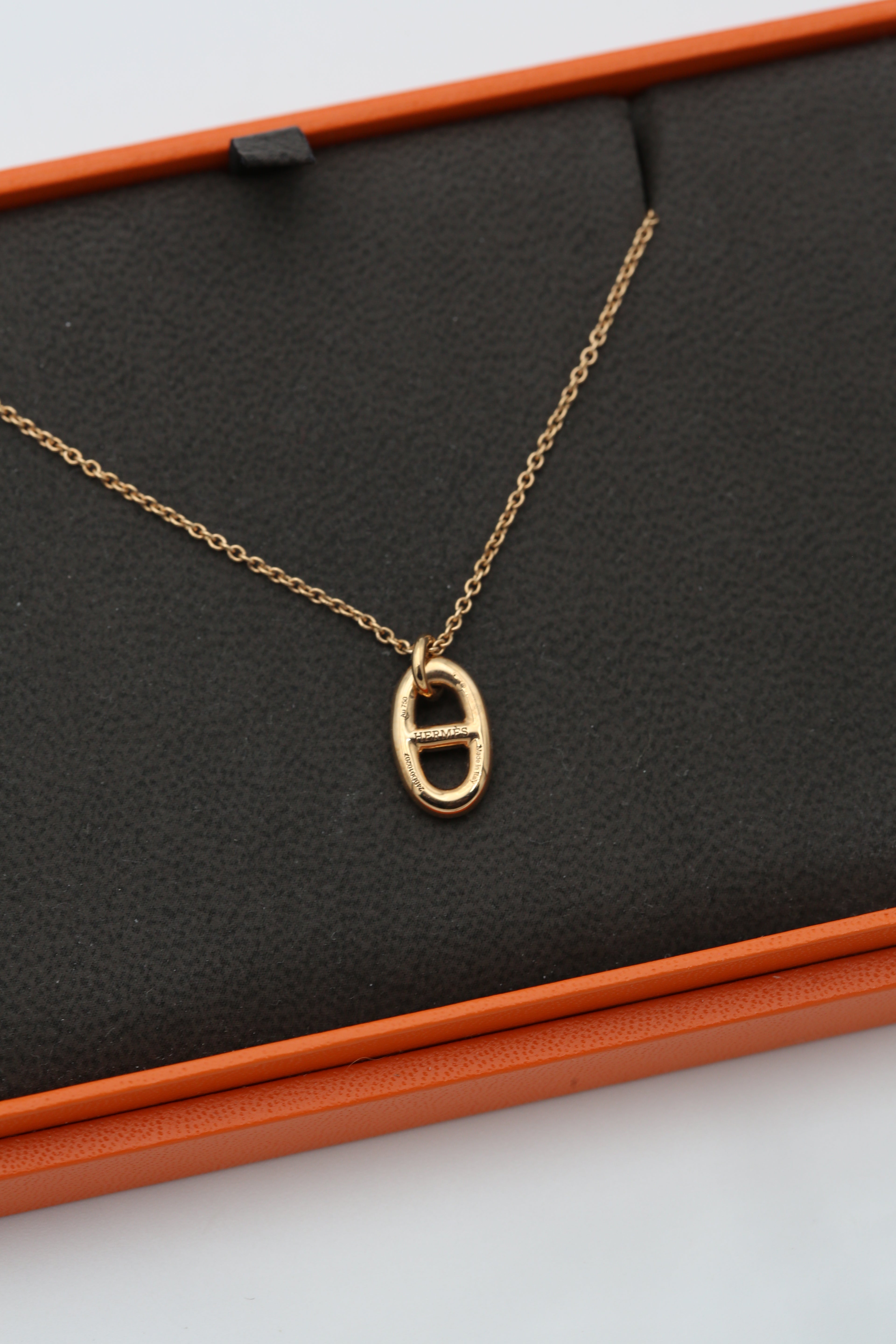 HERMÈS FARANDOLE PENDANT SMALL ROSE GOLD