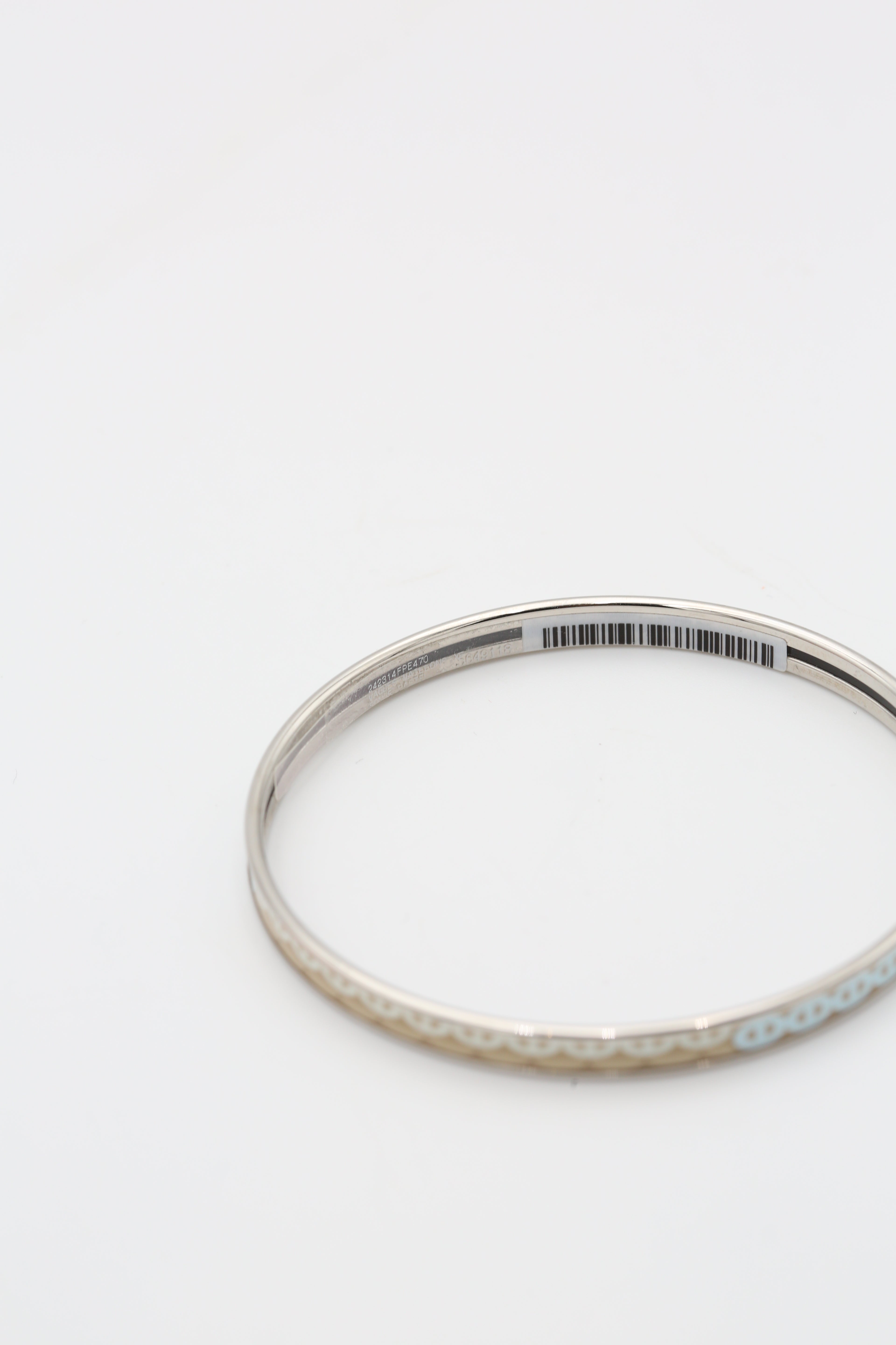 HERMÈS BANGLE BRACELET SILVER
