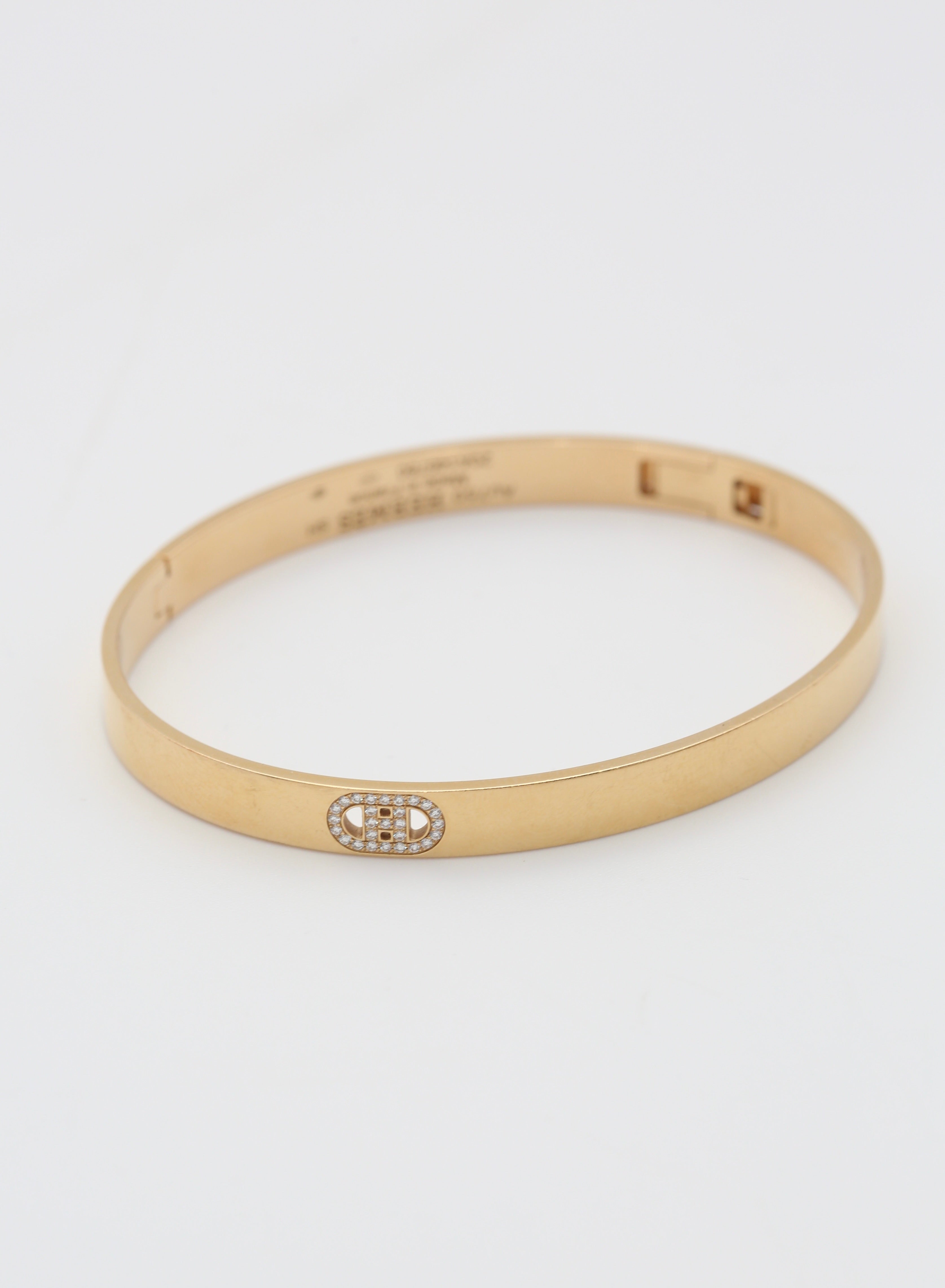 HERMÈS CLIC BRACELET ROSE GOLD
