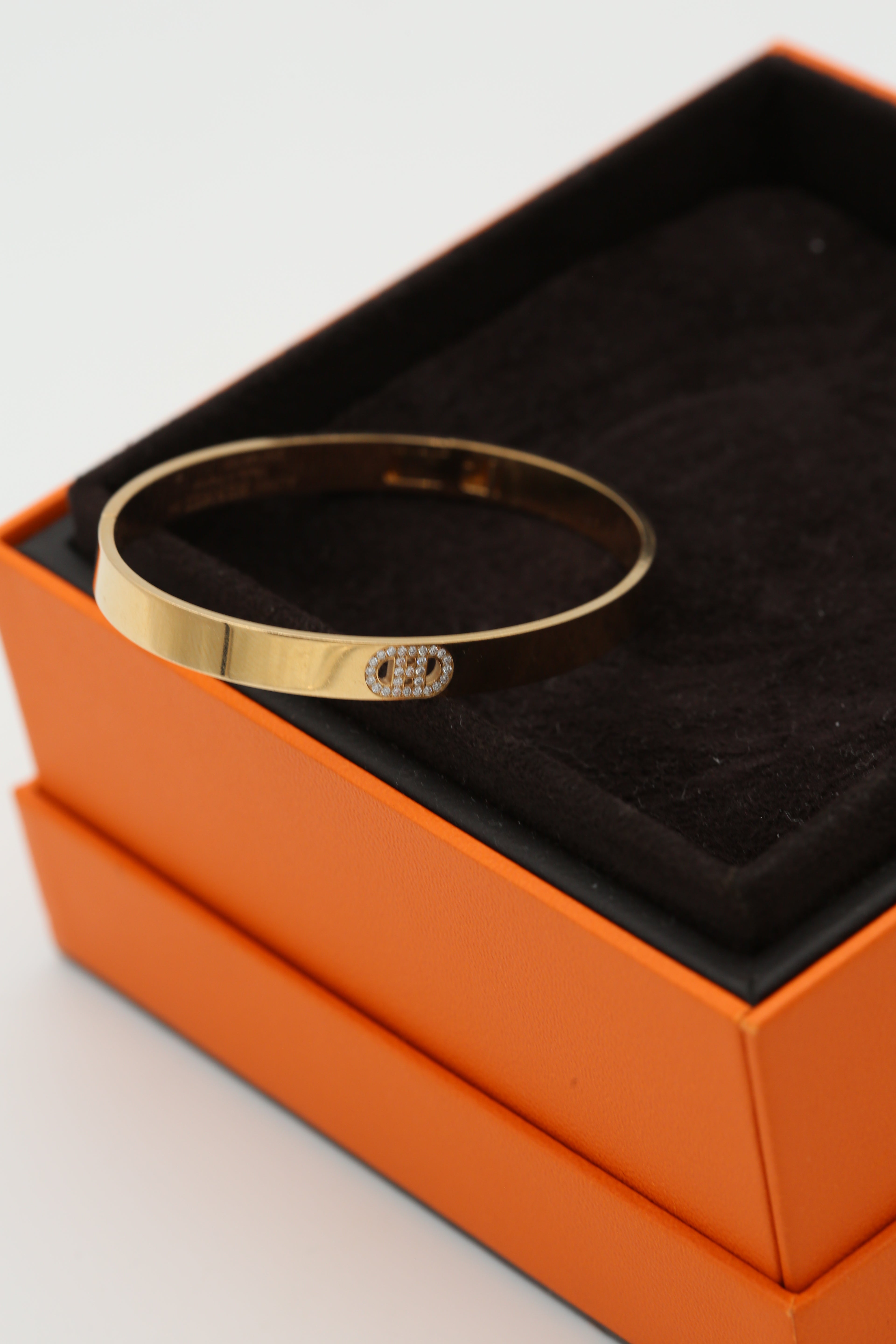 HERMÈS CLIC BRACELET ROSE GOLD
