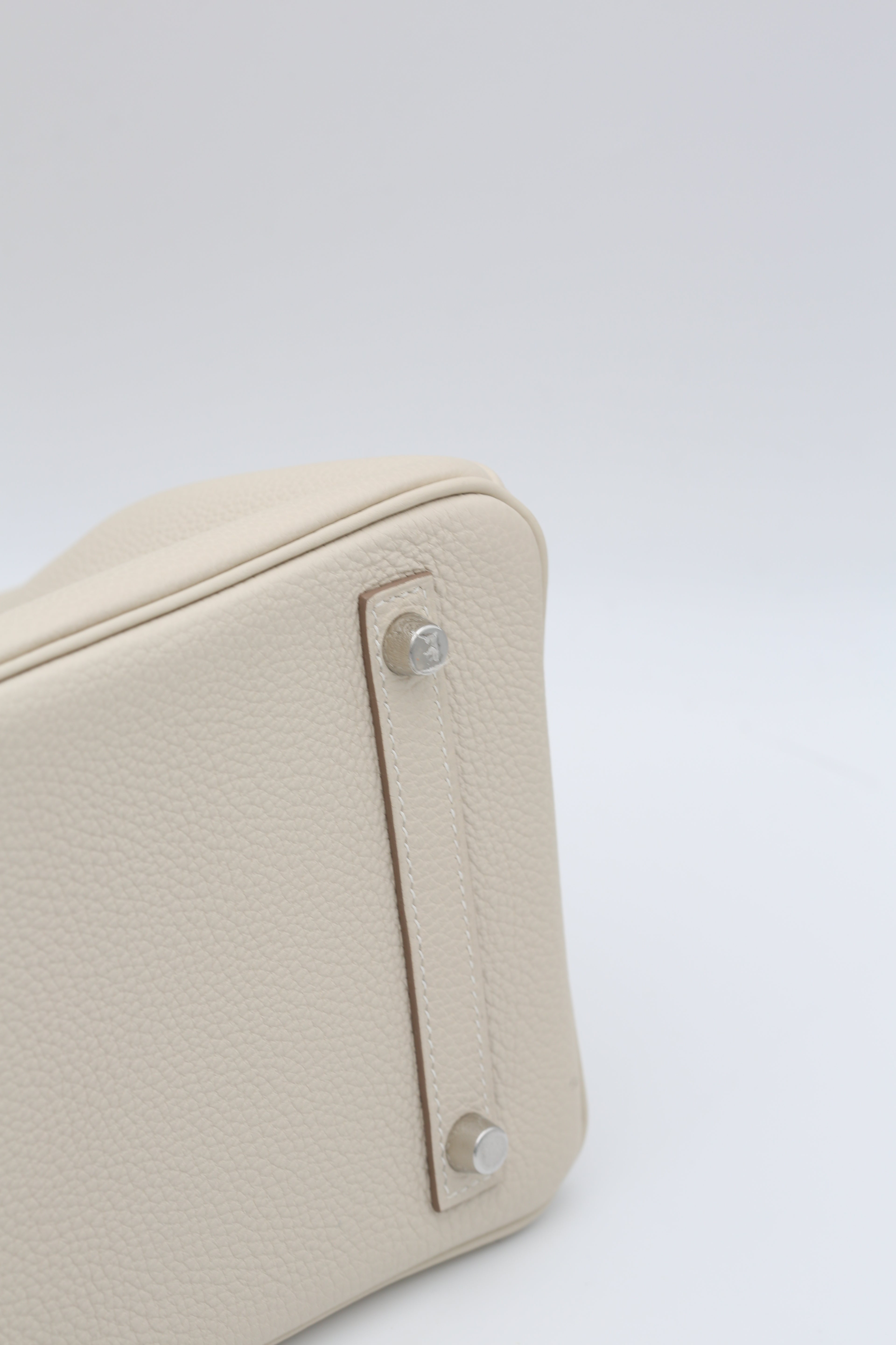 HERMÈS BIRKIN30 CRAIE TOGO SILVER HARDWARE Y STAMP