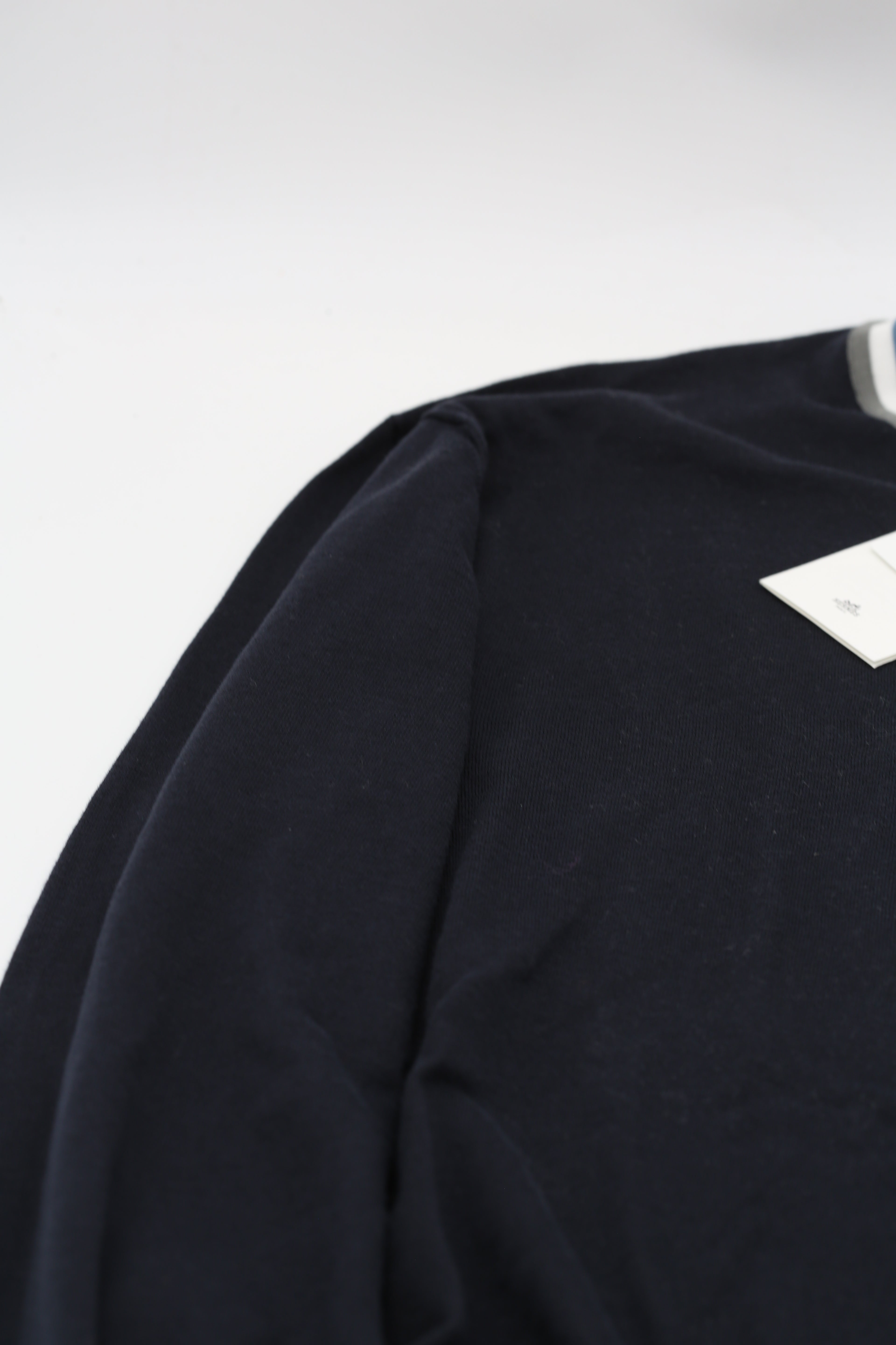 HERMÈS PULL COL ROND RAYURES & TWIST SIZE M
