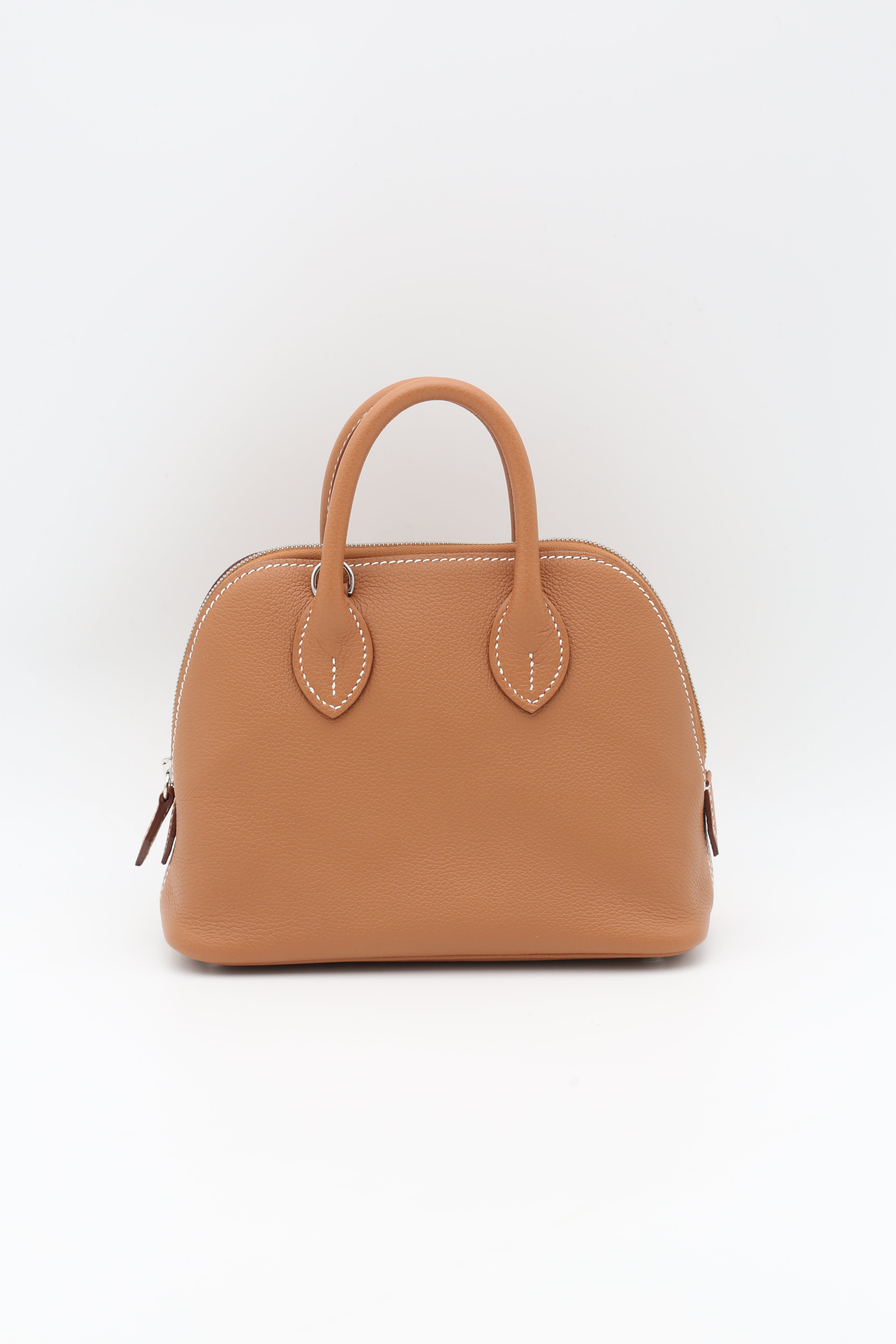 HERMÈS MINI BOLIDE GOLD SILVER HARDWARE K STAMP