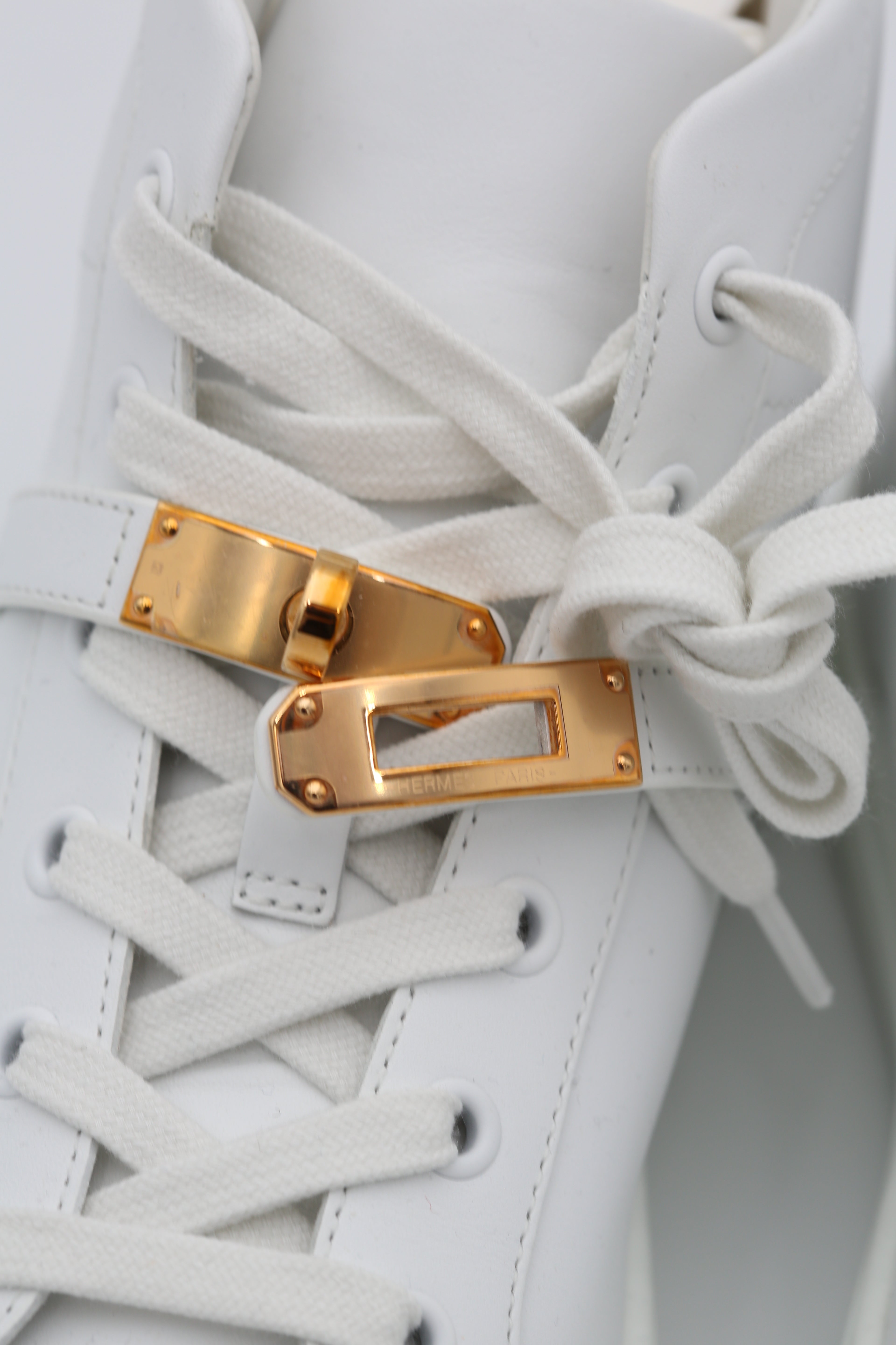 HERMÈS KELLY SNEAKER WHTE SIZE 37.5