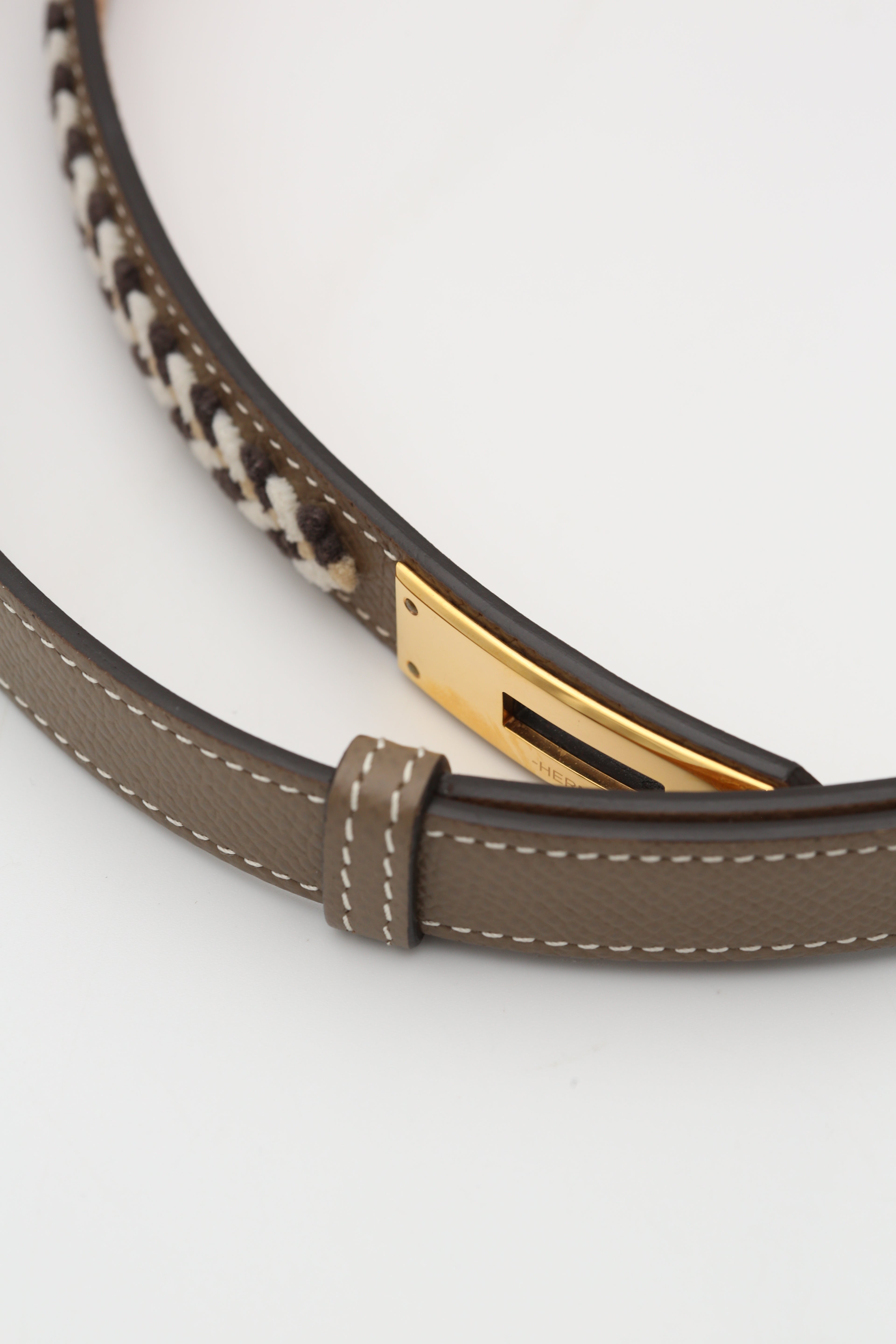 HERMÈS KELLY18 BELT SPECIAL ORDER EPSOM GOLD HARDWARE