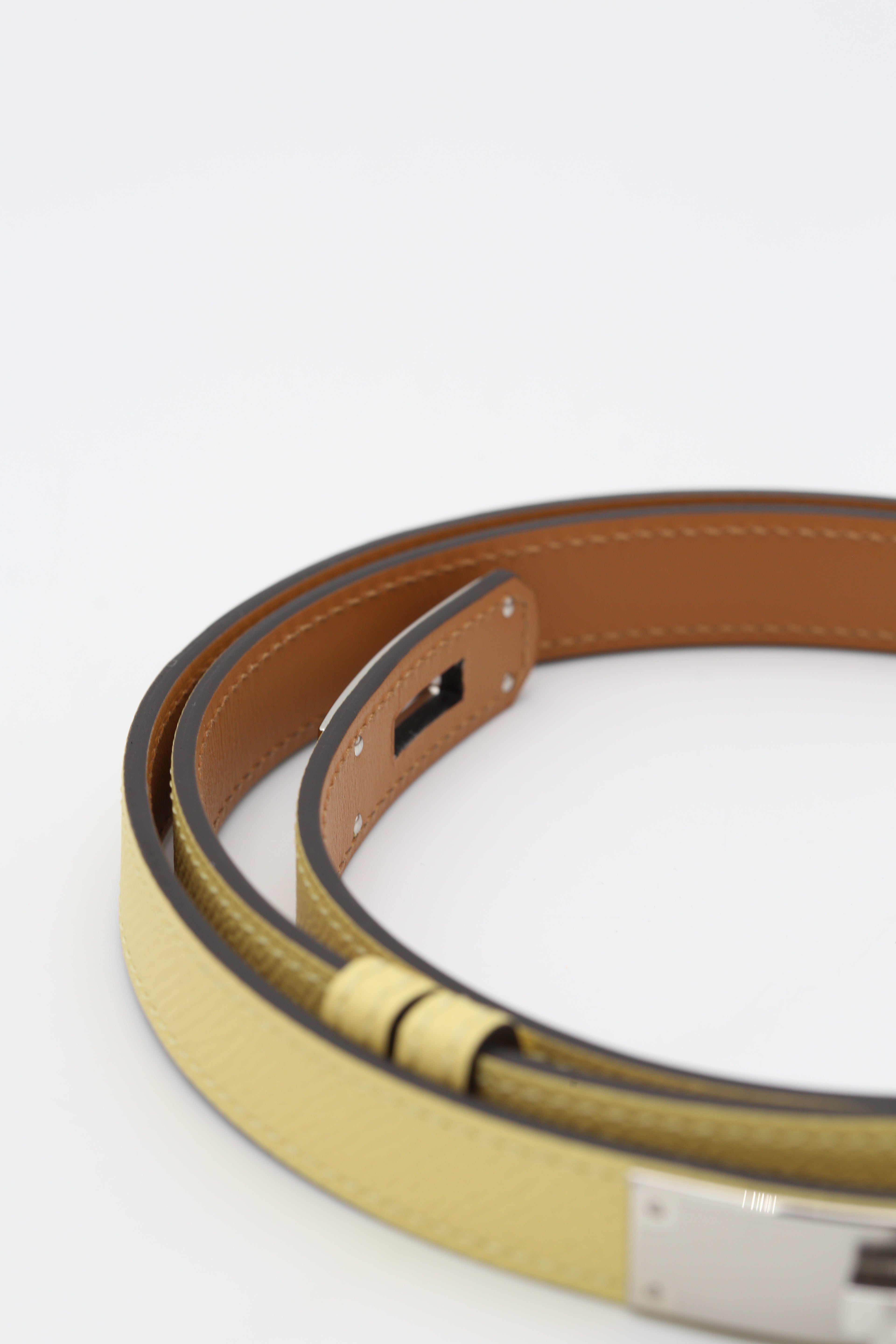 HERMÈS KELLY BELT JAUNE