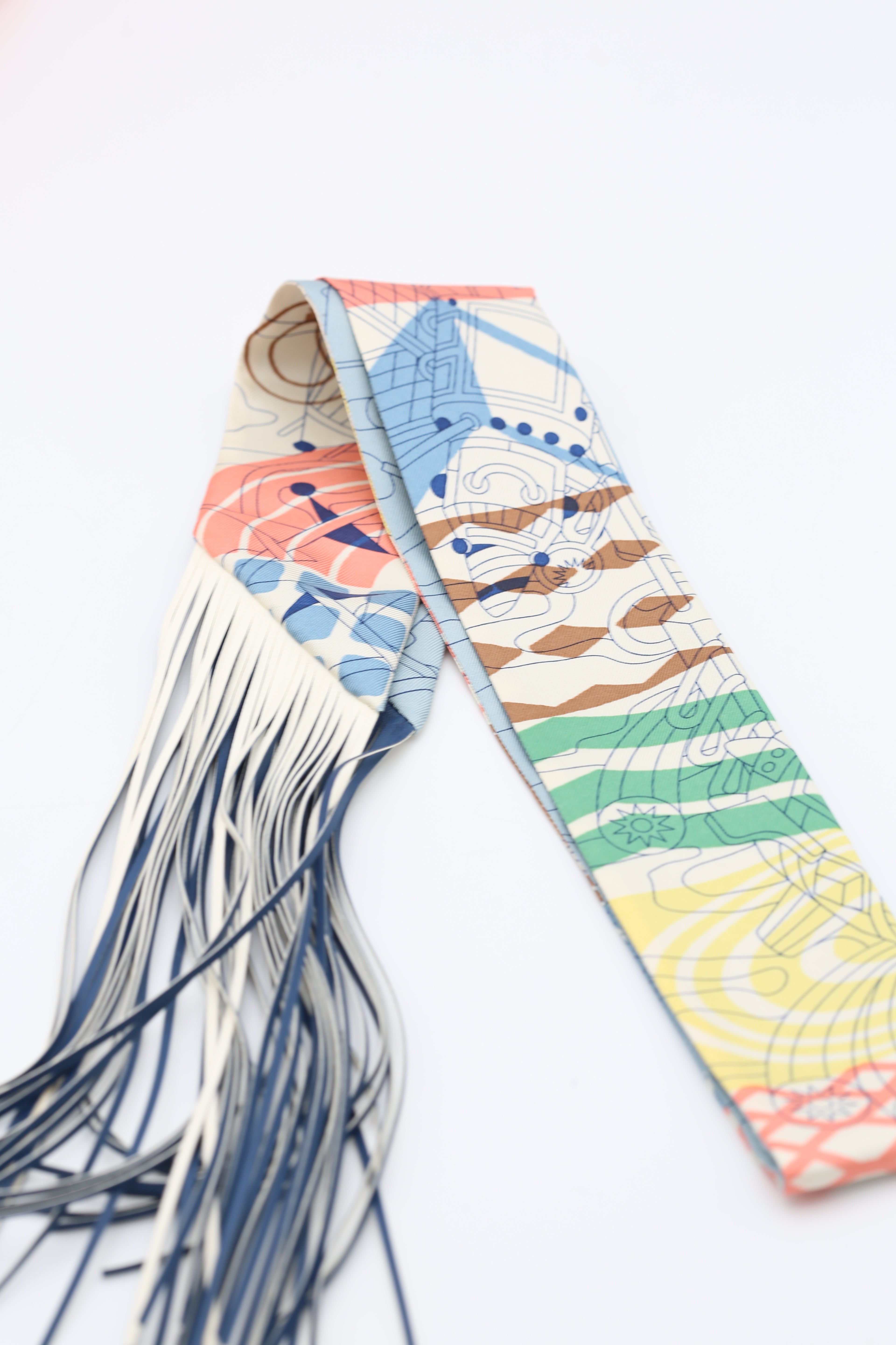 HERMÈS TWILLY LEATHER FRINGE