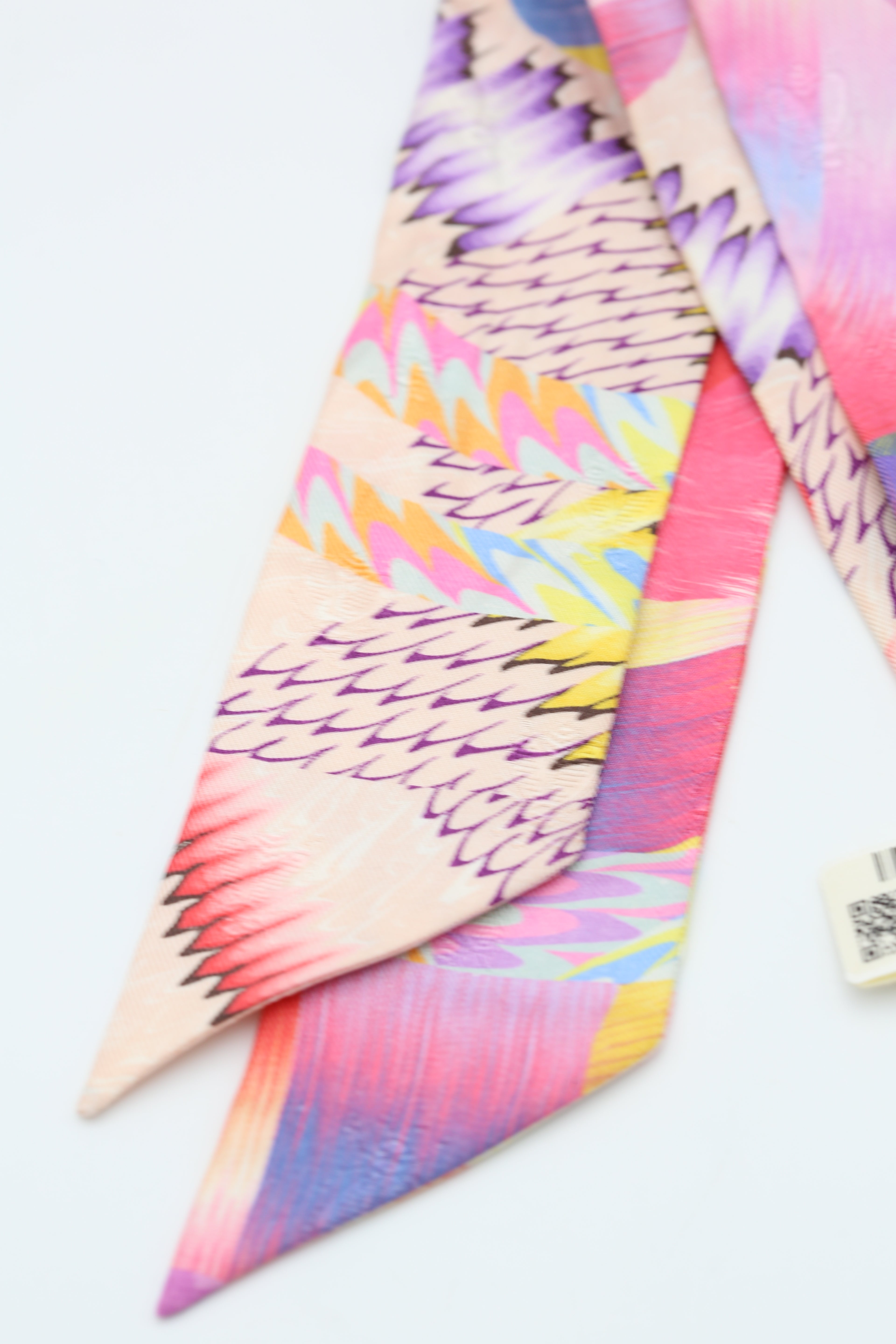 HERMÈS TWILLY MARBLE SILK ALL OVER MARBLE SILK HG/ROSE/MULTICOLOR