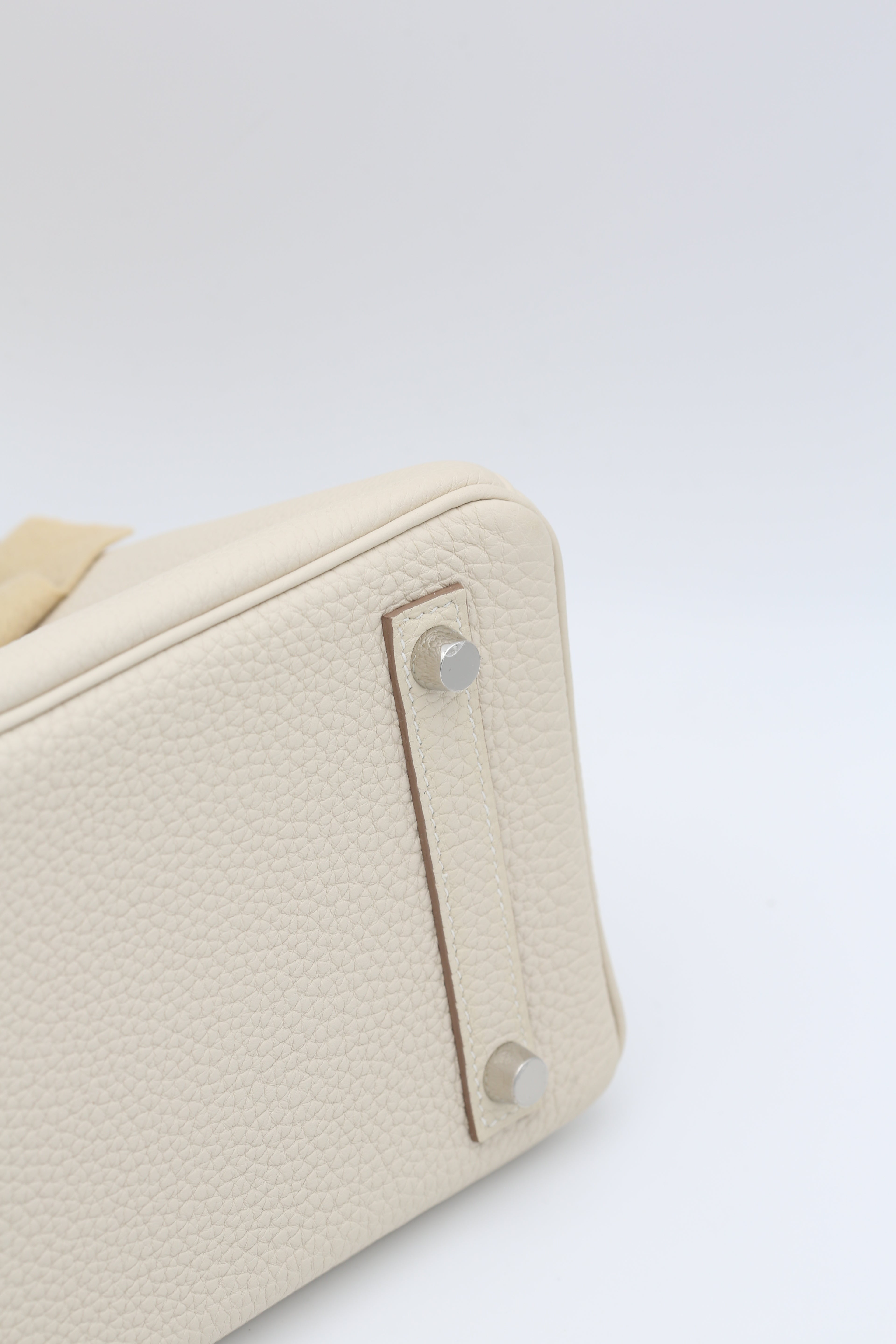 HERMÈS BIRKIN25 CRAIE TOGO SILVER HARDWARE Z STAMP
