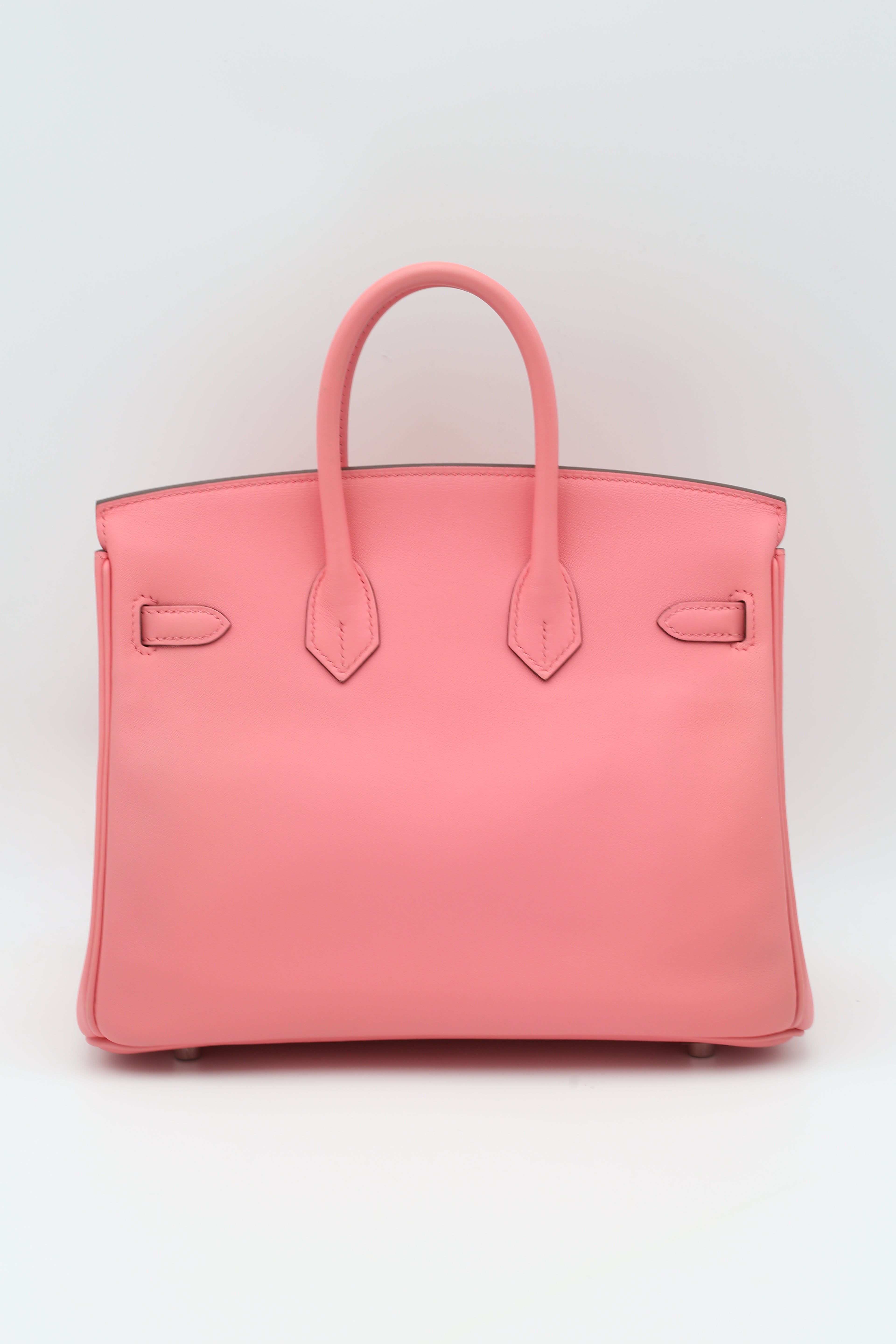 HERMÈS BIRKIN25 K4 ROSE D'ETE SWIFT SILVER HARDWARE Y STAMP