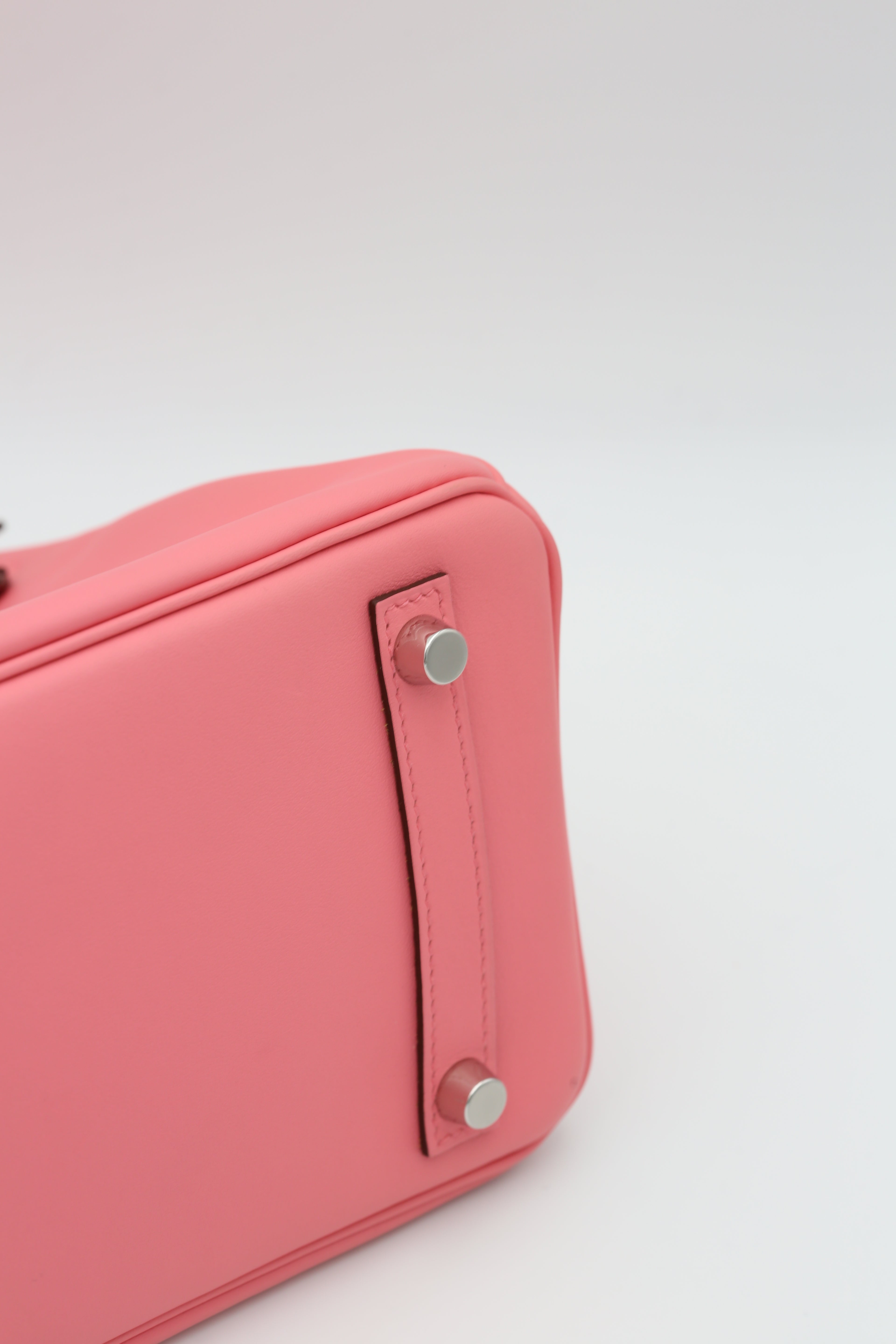 HERMÈS BIRKIN25 K4 ROSE D'ETE SWIFT SILVER HARDWARE Y STAMP