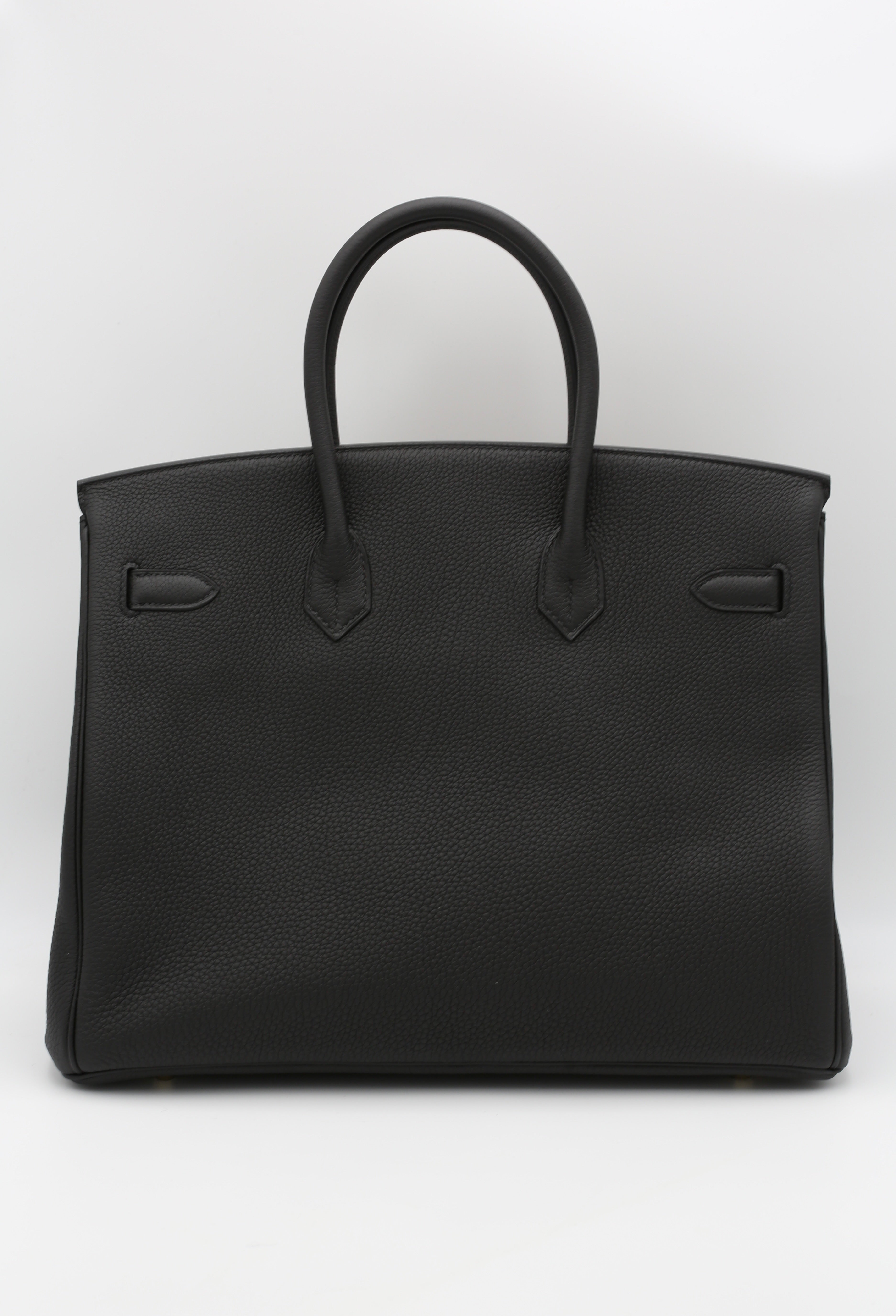 HERMÈS BIRKIN35 BLACK TOGO GOLD HARDWARE C STAMP