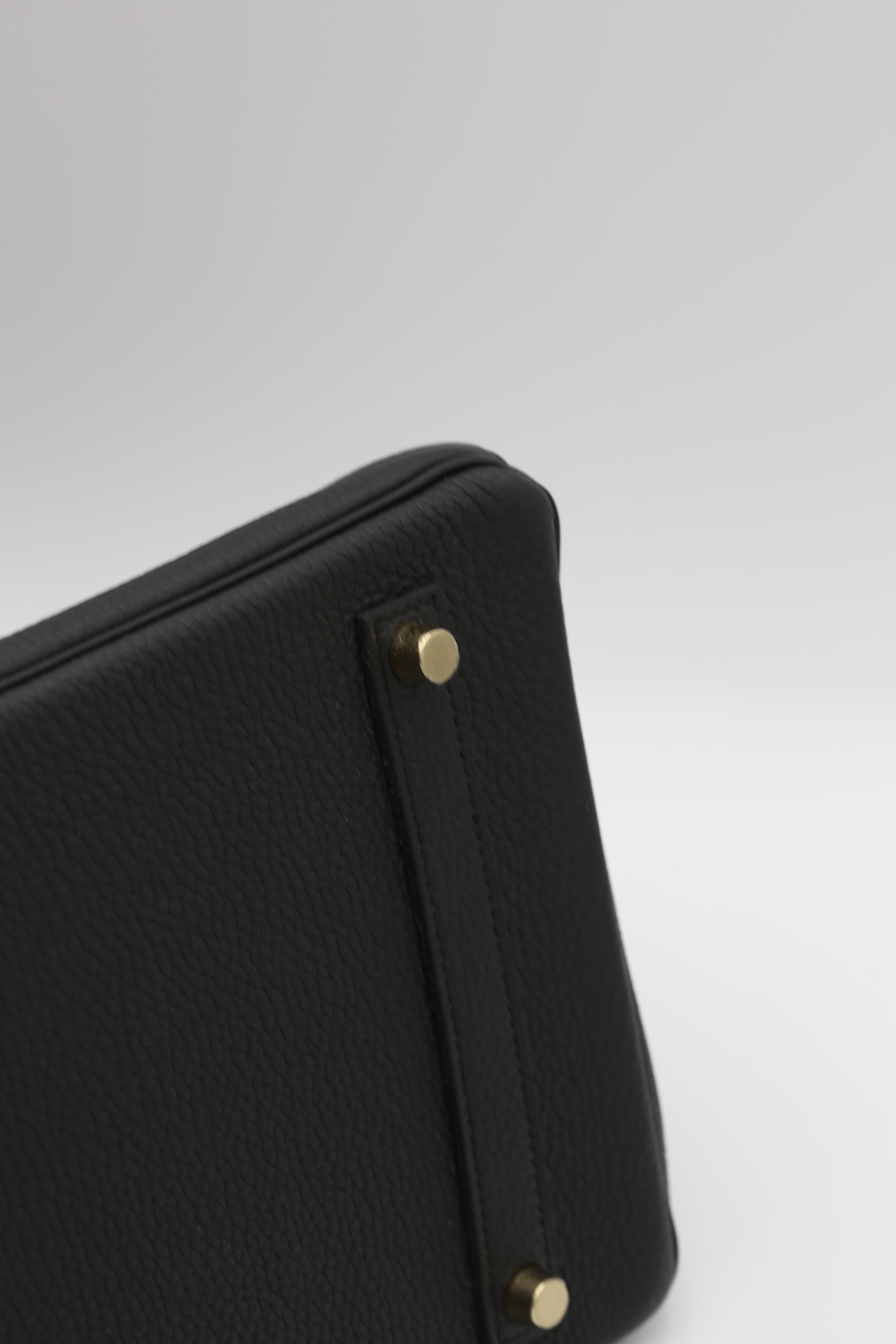 HERMÈS BIRKIN35 BLACK TOGO GOLD HARDWARE C STAMP
