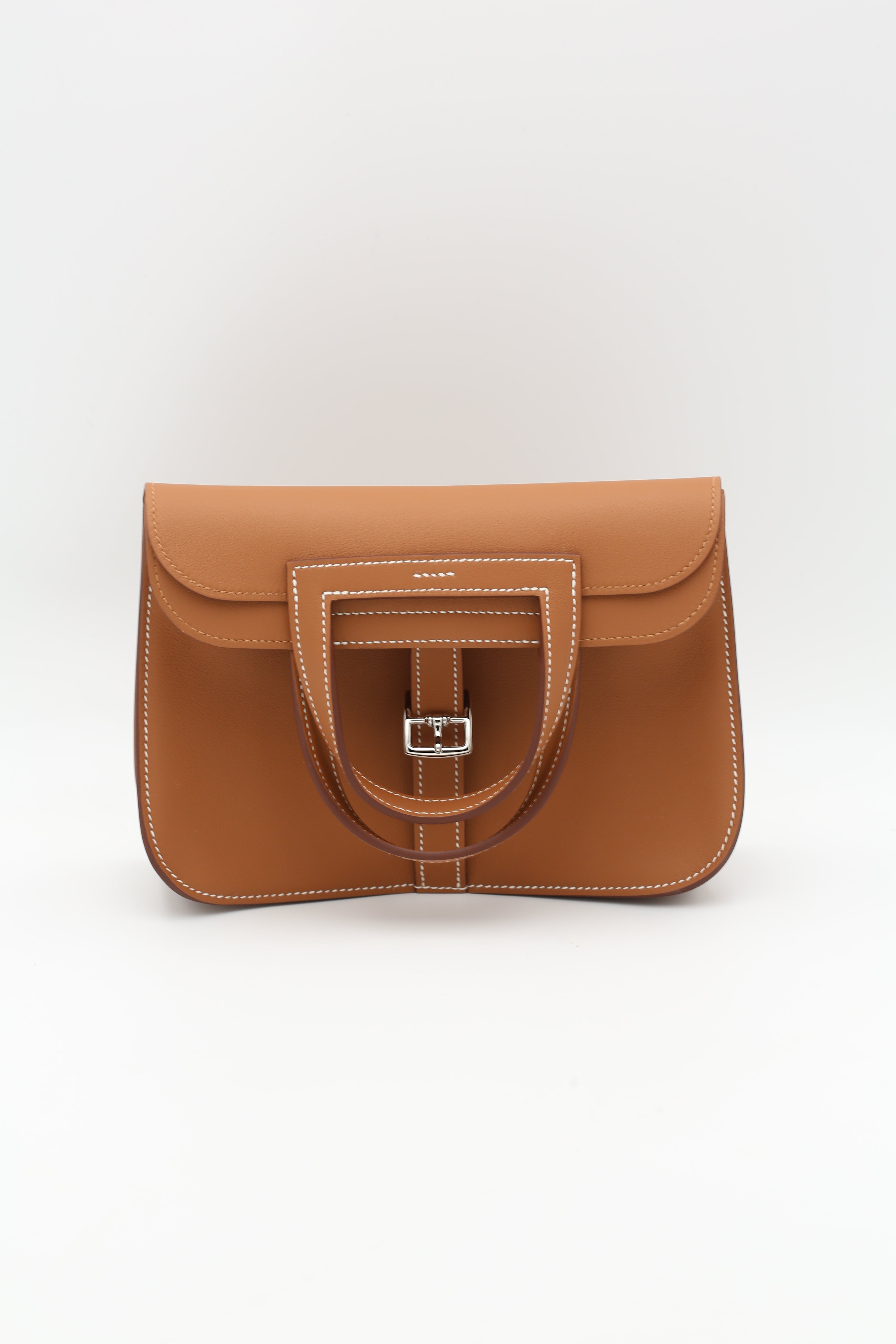 HERMÈS HALZAN25 GOLD TOGO GOLD HARDWARE K STAMP