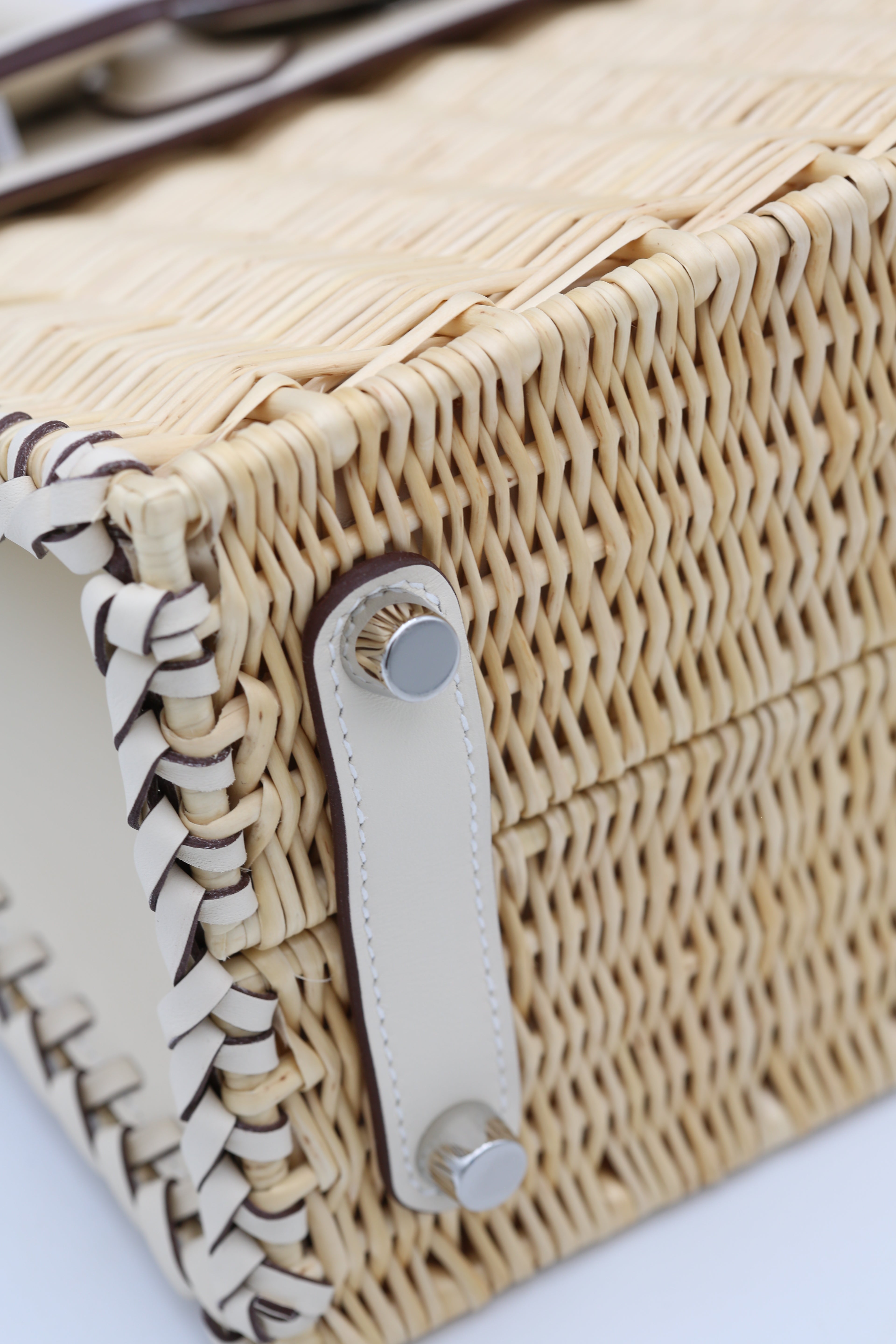HERMÈS BIRKIN25 NATA SWIFT PICNIC SILVER HARDWARE B STAMP