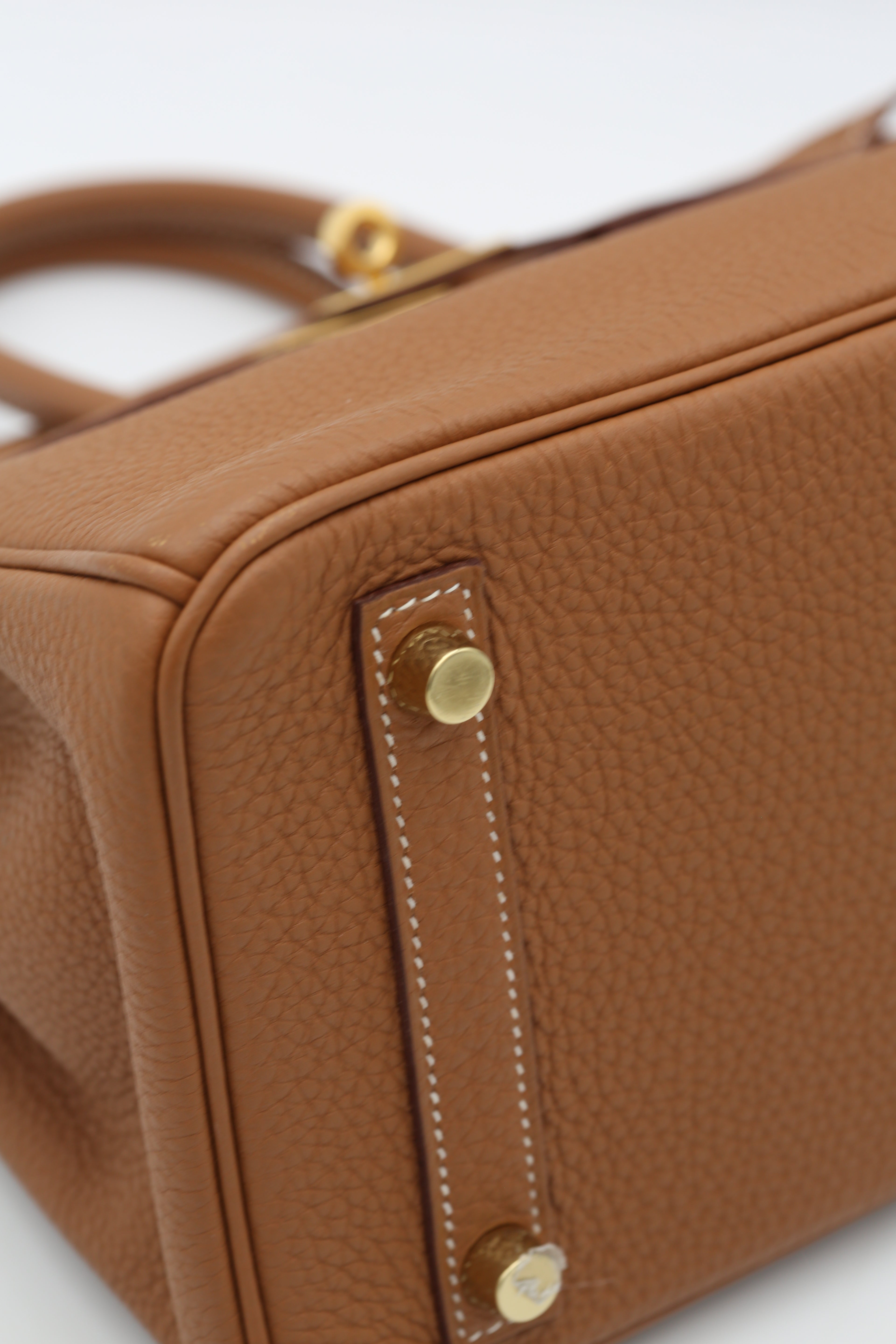 HERMÈS BIRKIN25 GOLD TOGO GOLD HARDWARE Y STAMP