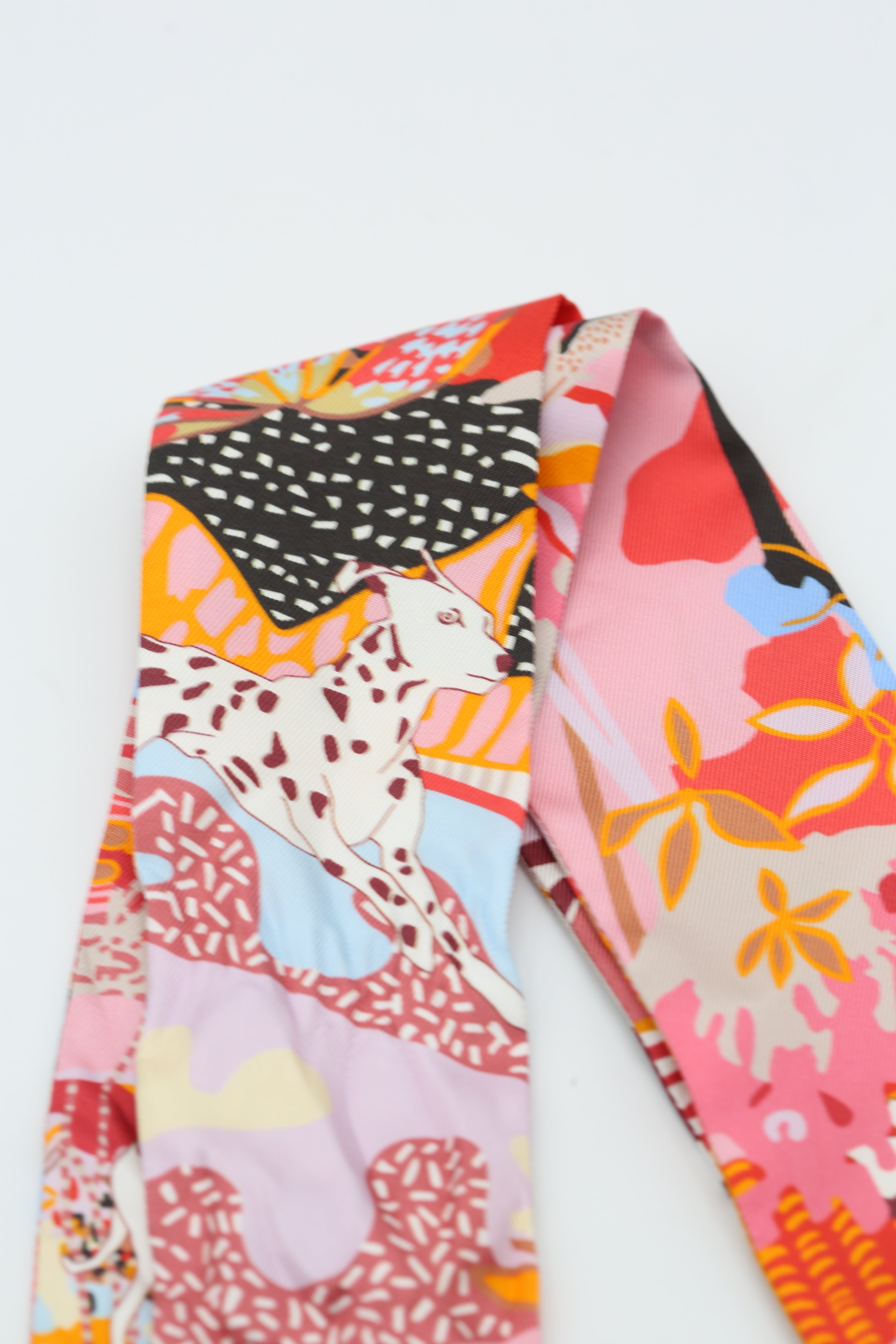 HERMÈS TWILLY DOG PATTERN MULTICOLOR