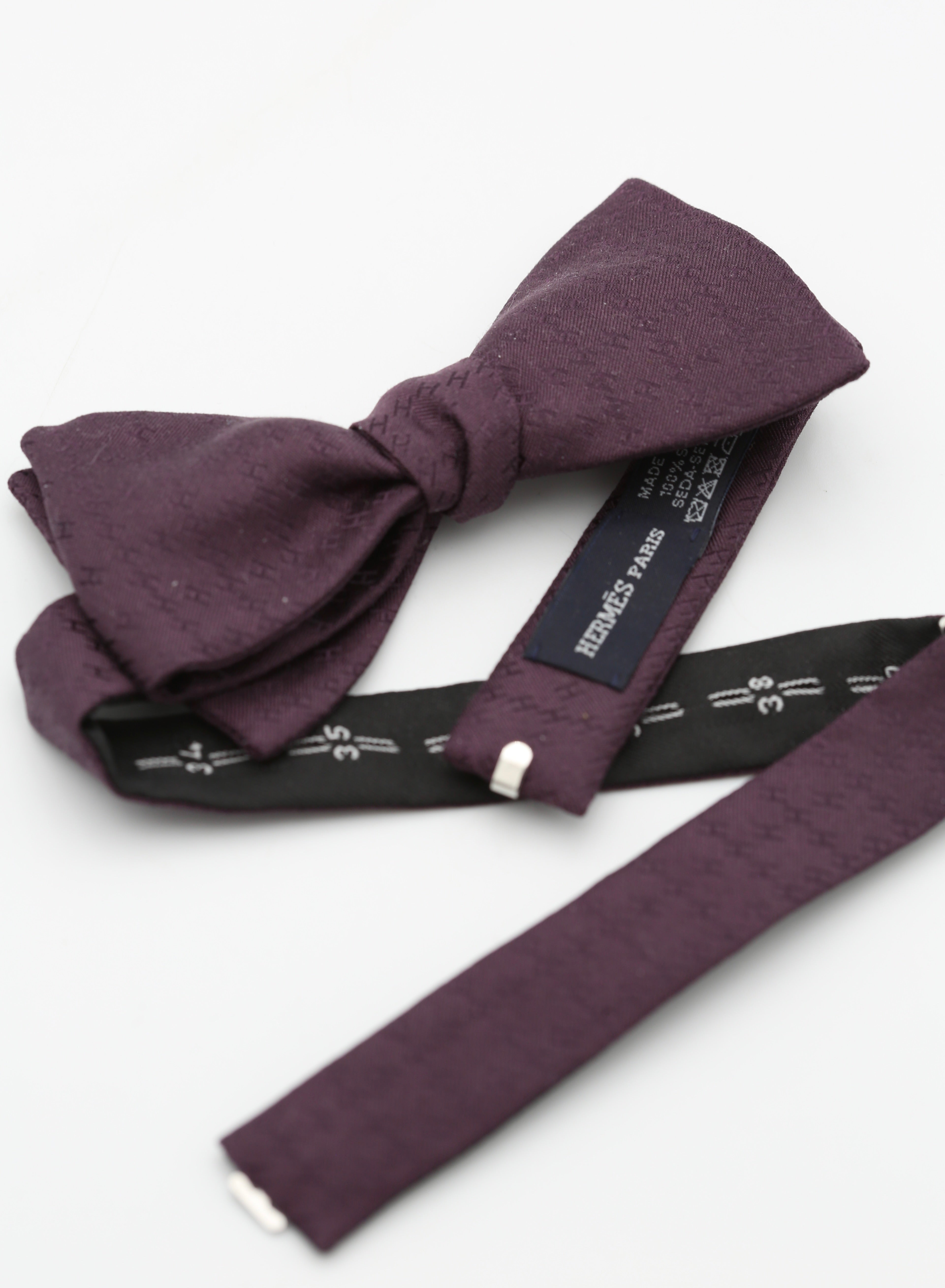 HERMÈS HEADBAND PURPLE