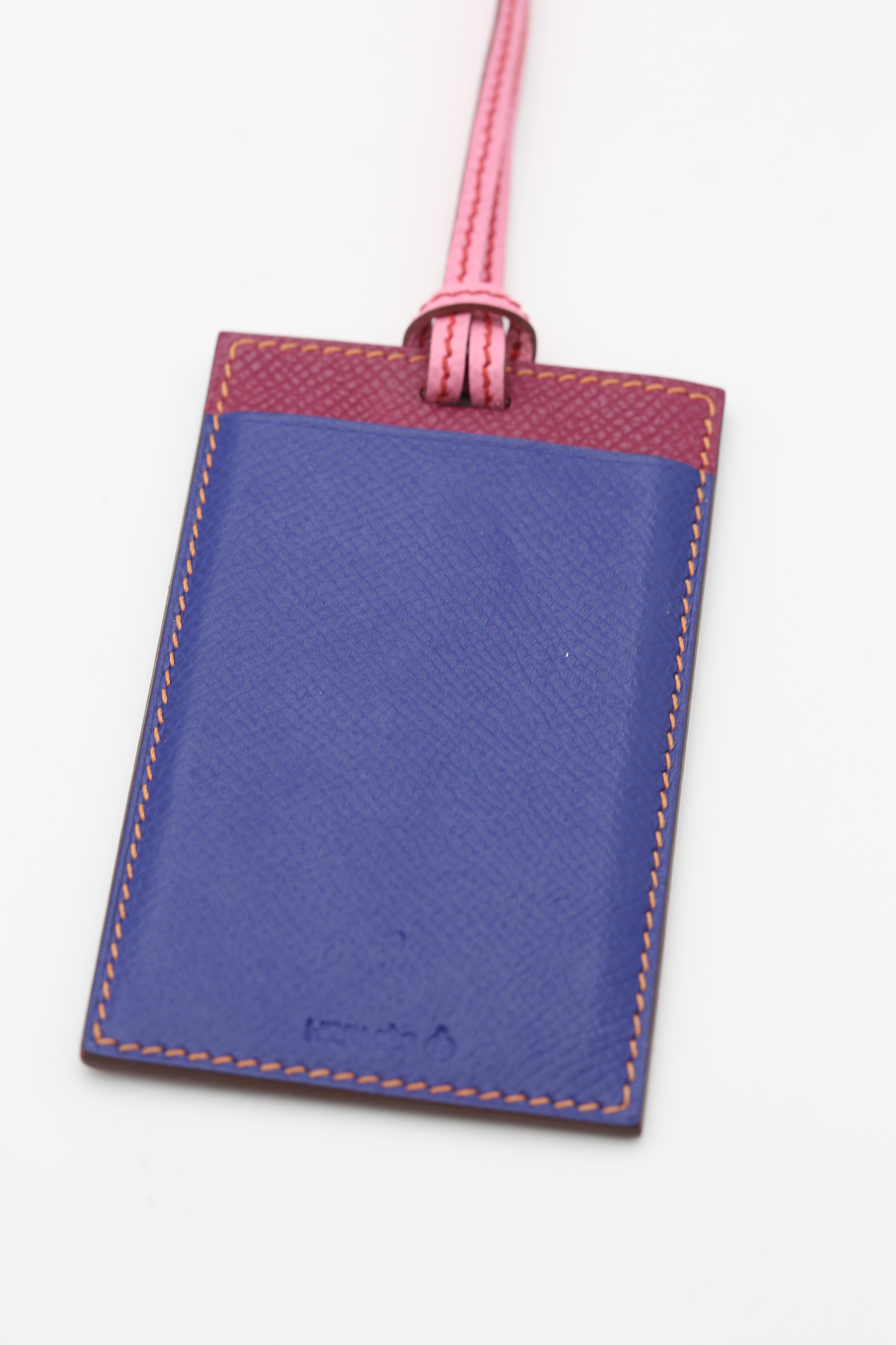 HERMÈS CARD HOLDER ROSE/BLEU