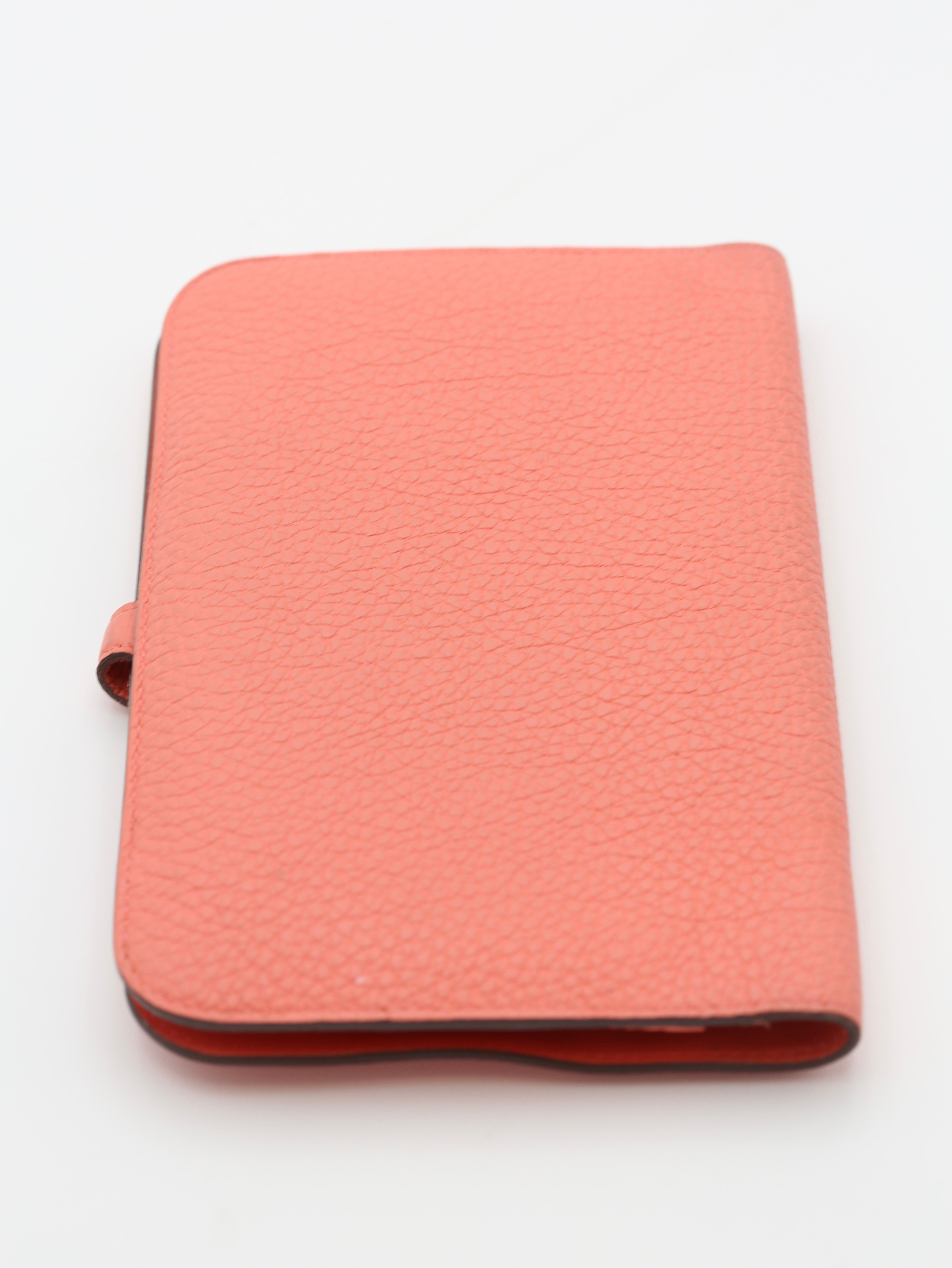 HERMÈS R.M.S TOUTENMAIN WALLET ROSE