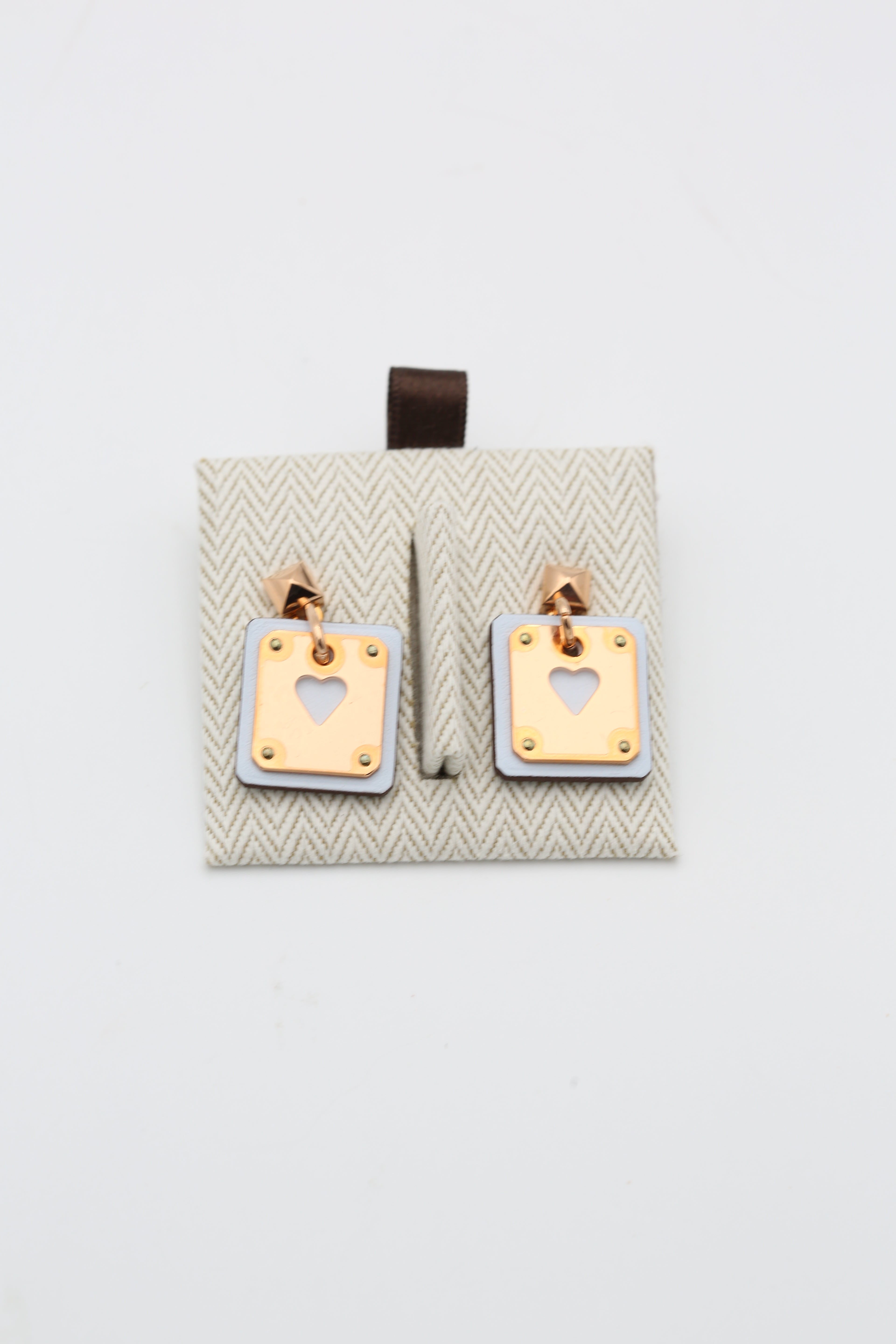 HERMÈS EARRINGS HEARTS