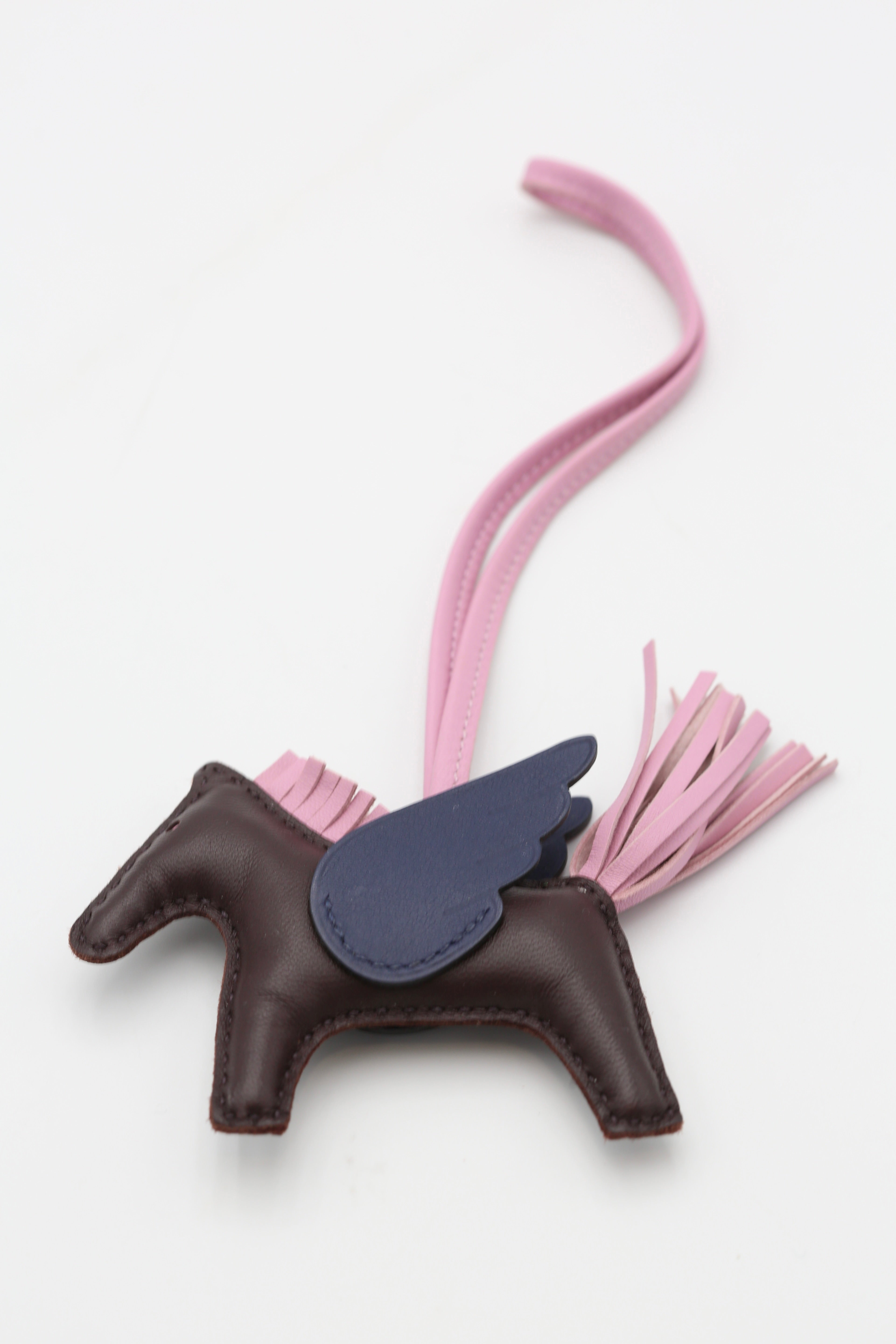 HERMÈS RODEO PEGASE PM CHARM ROUGE/X9 MAUVE SYLVESTRE/BLEU