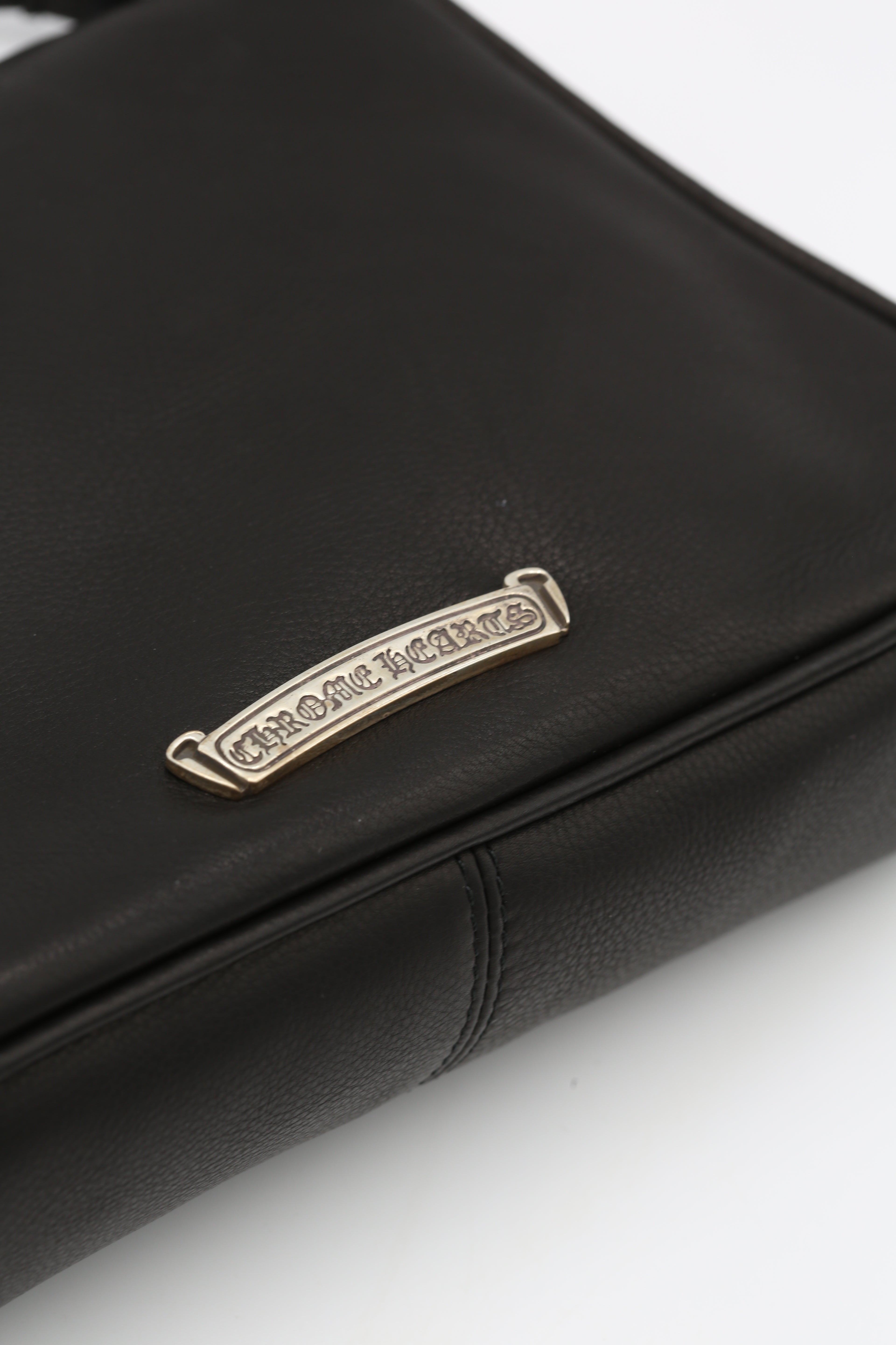 CHROME HEARTS BLACK SHOULDER BAG