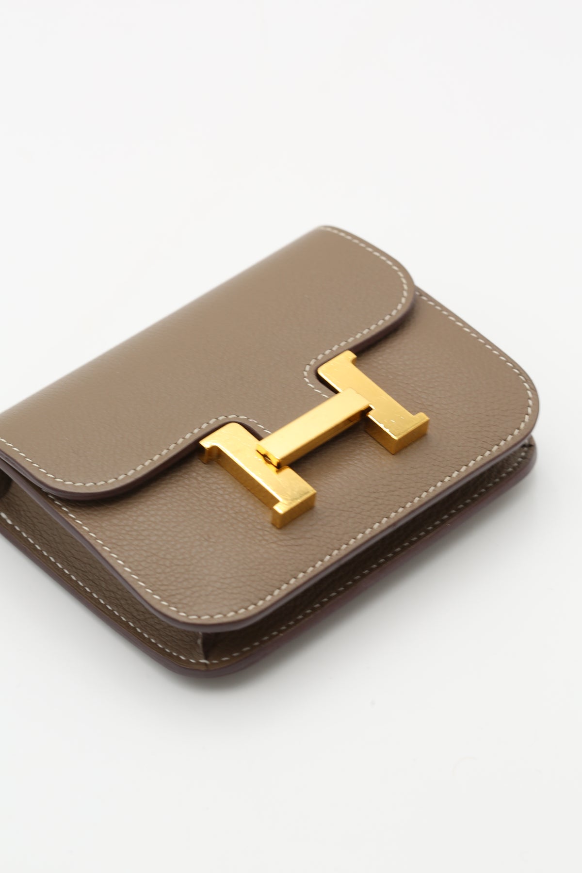 HERMÈS CONSTANCE SLIM ETOUPE GOLD HARDWARE B STAMP