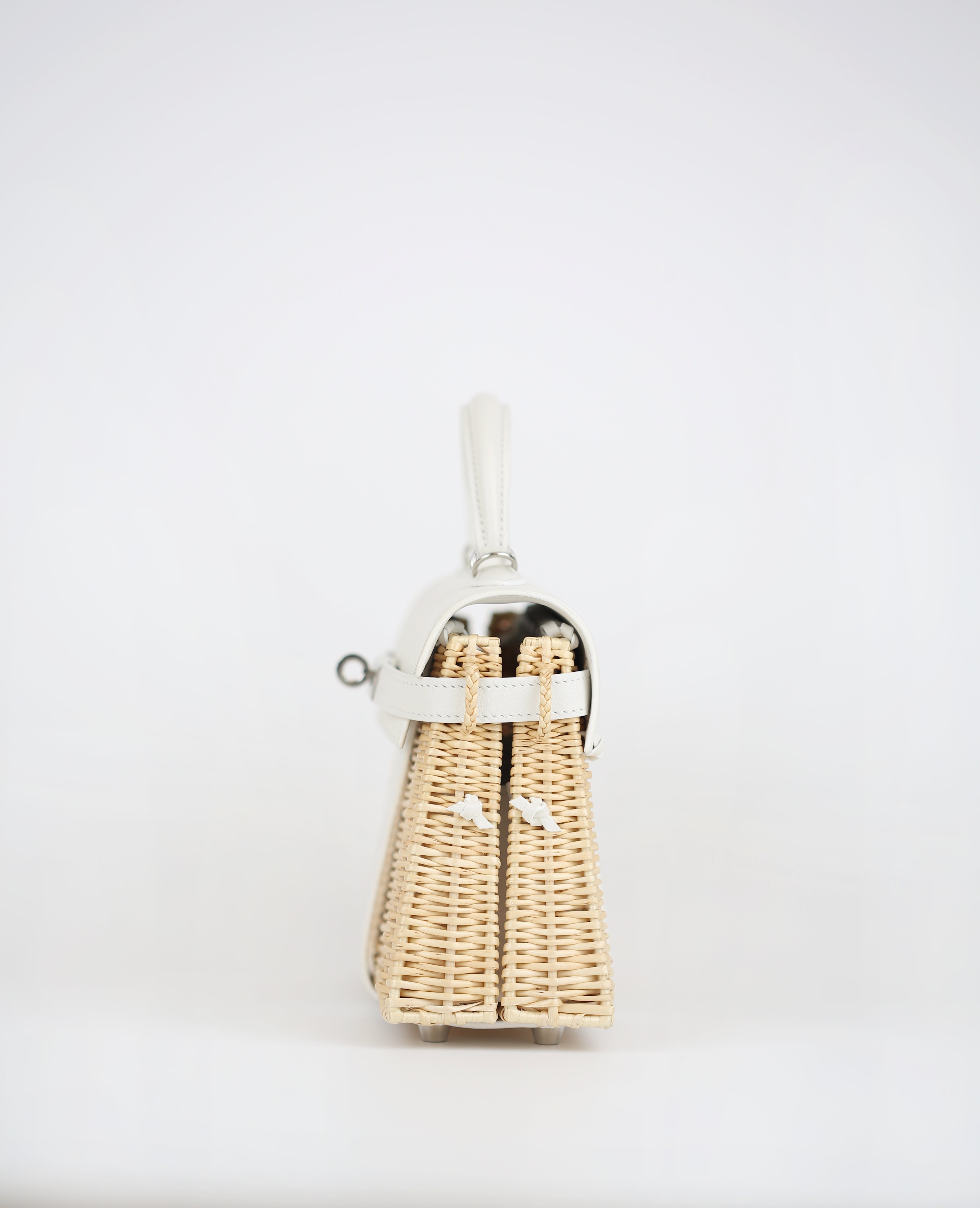 HERMÈS Wicker Swift Picnic Mini Kelly 20