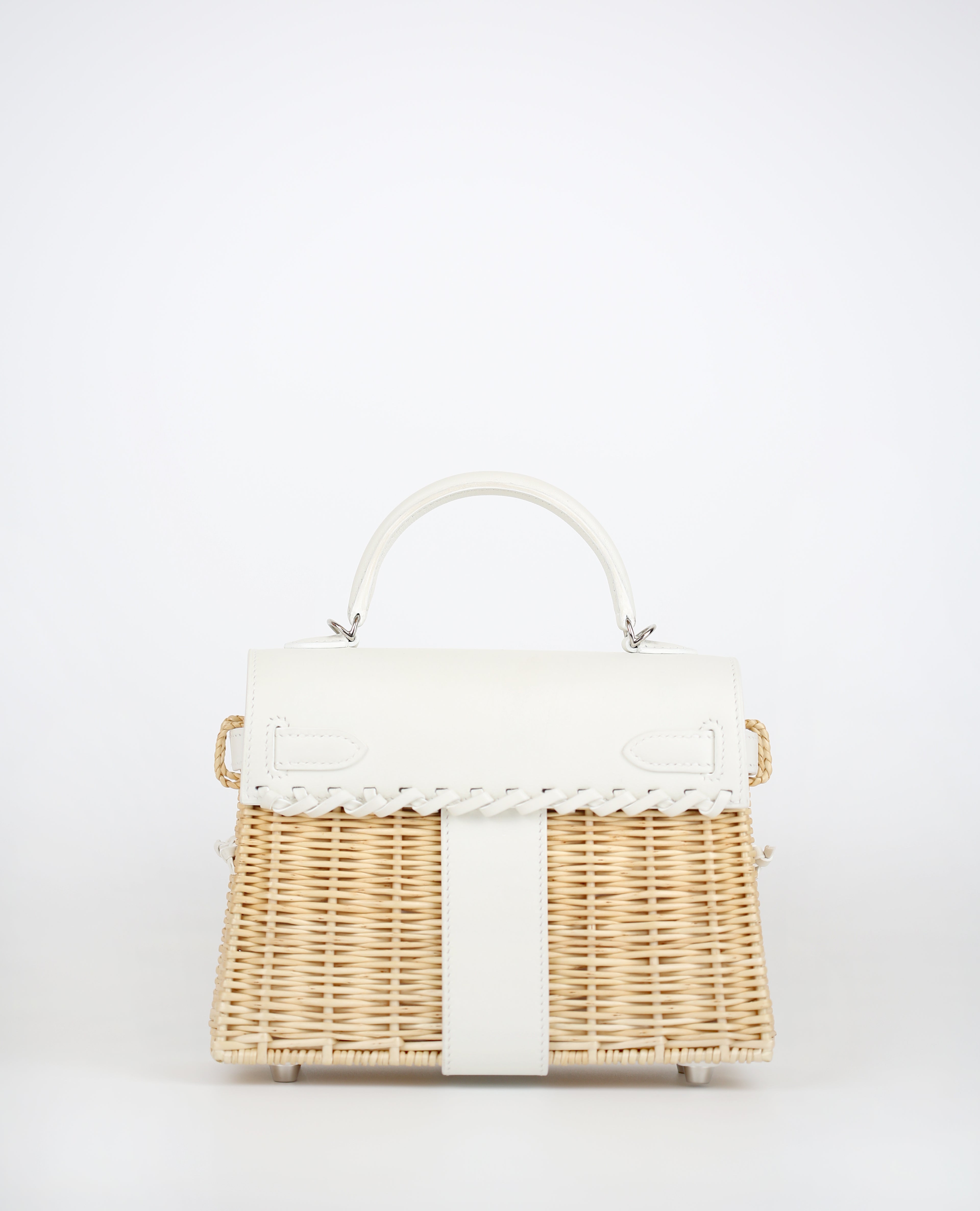 HERMÈS Wicker Swift Picnic Mini Kelly 20