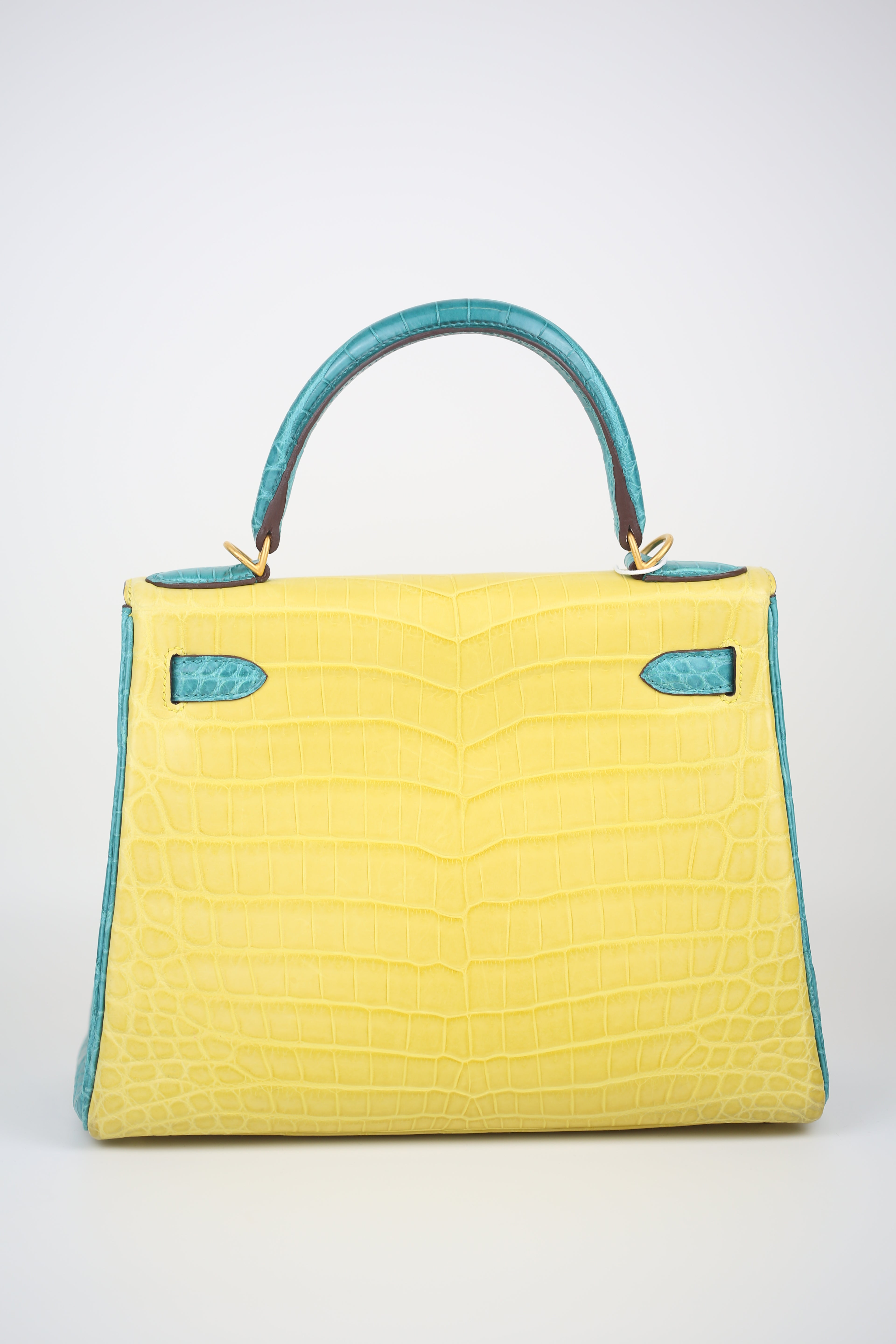 HERMÈS Niloticus Kelly 28 Lime and Malachite