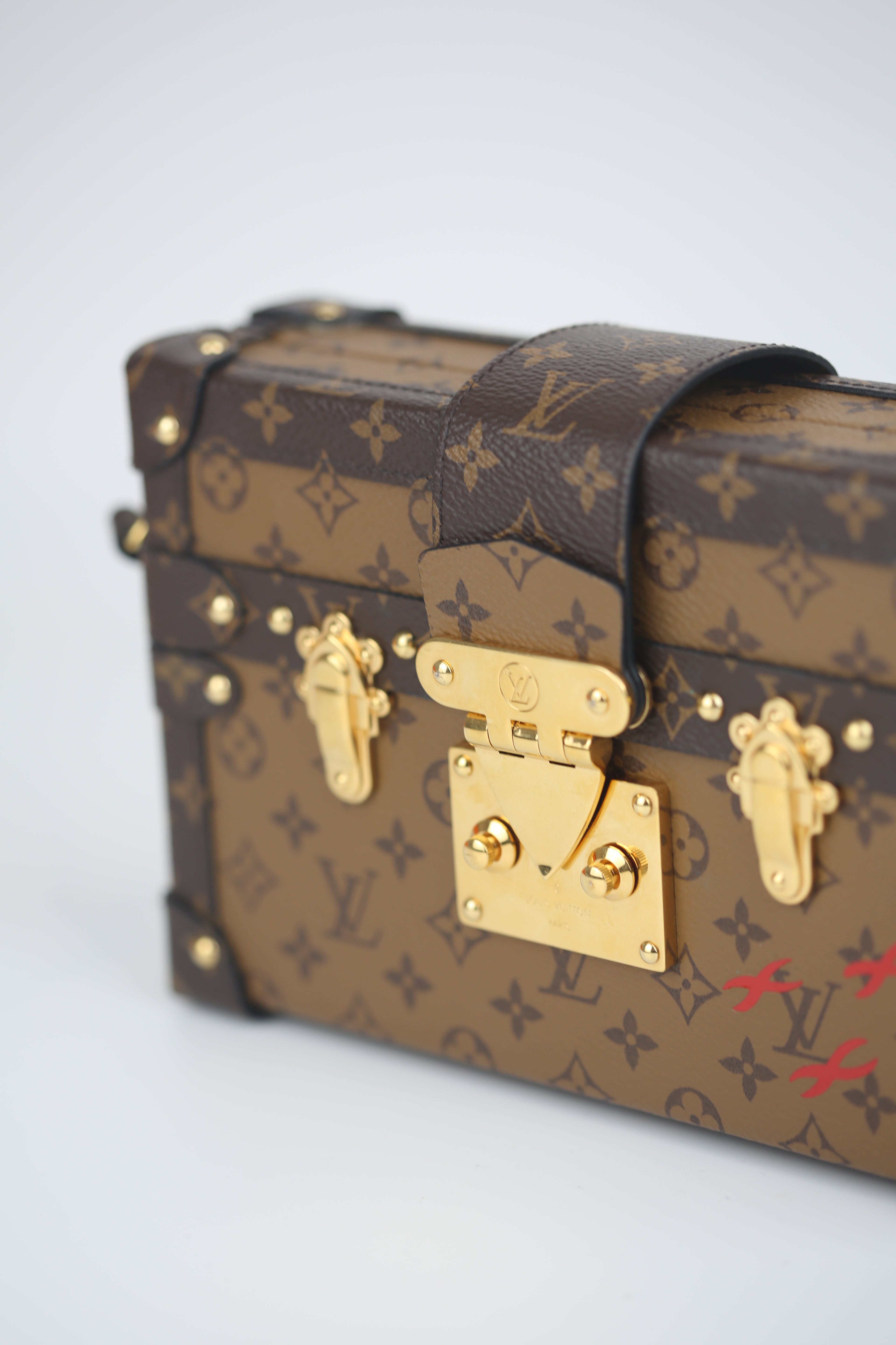 LOUIS VUITTON Monogram Petite Malle Black