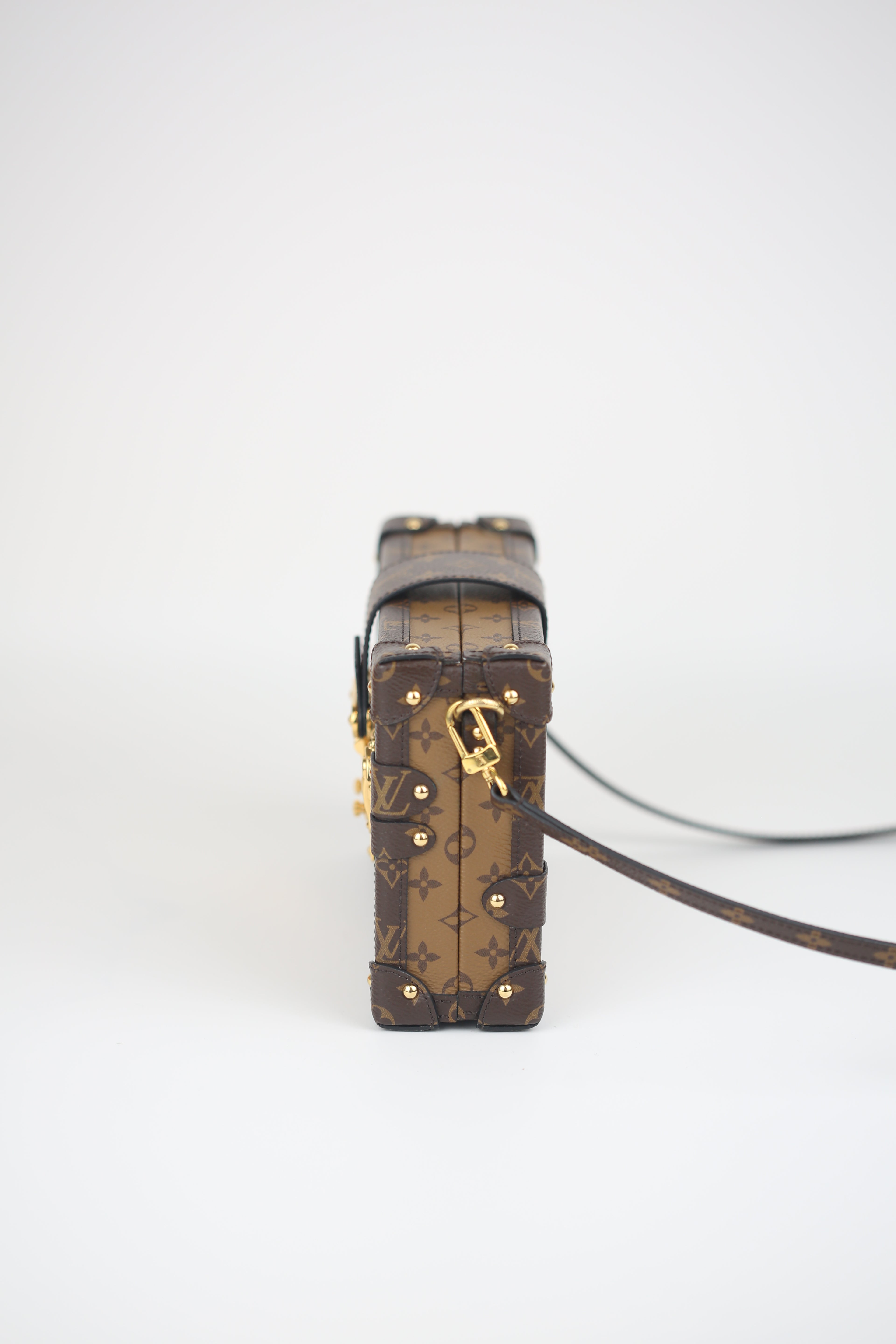 LOUIS VUITTON Monogram Petite Malle Black