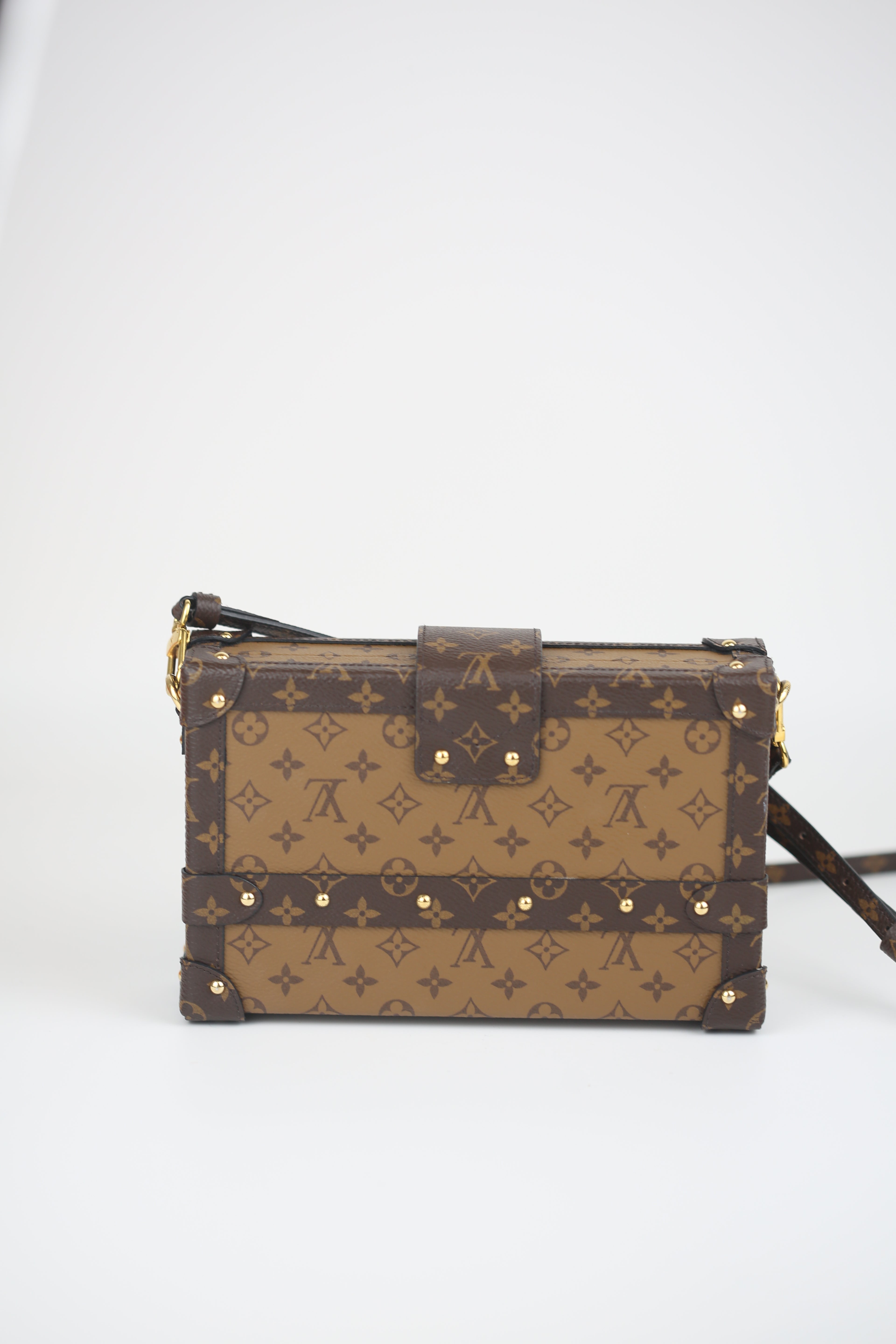 LOUIS VUITTON Monogram Petite Malle Black