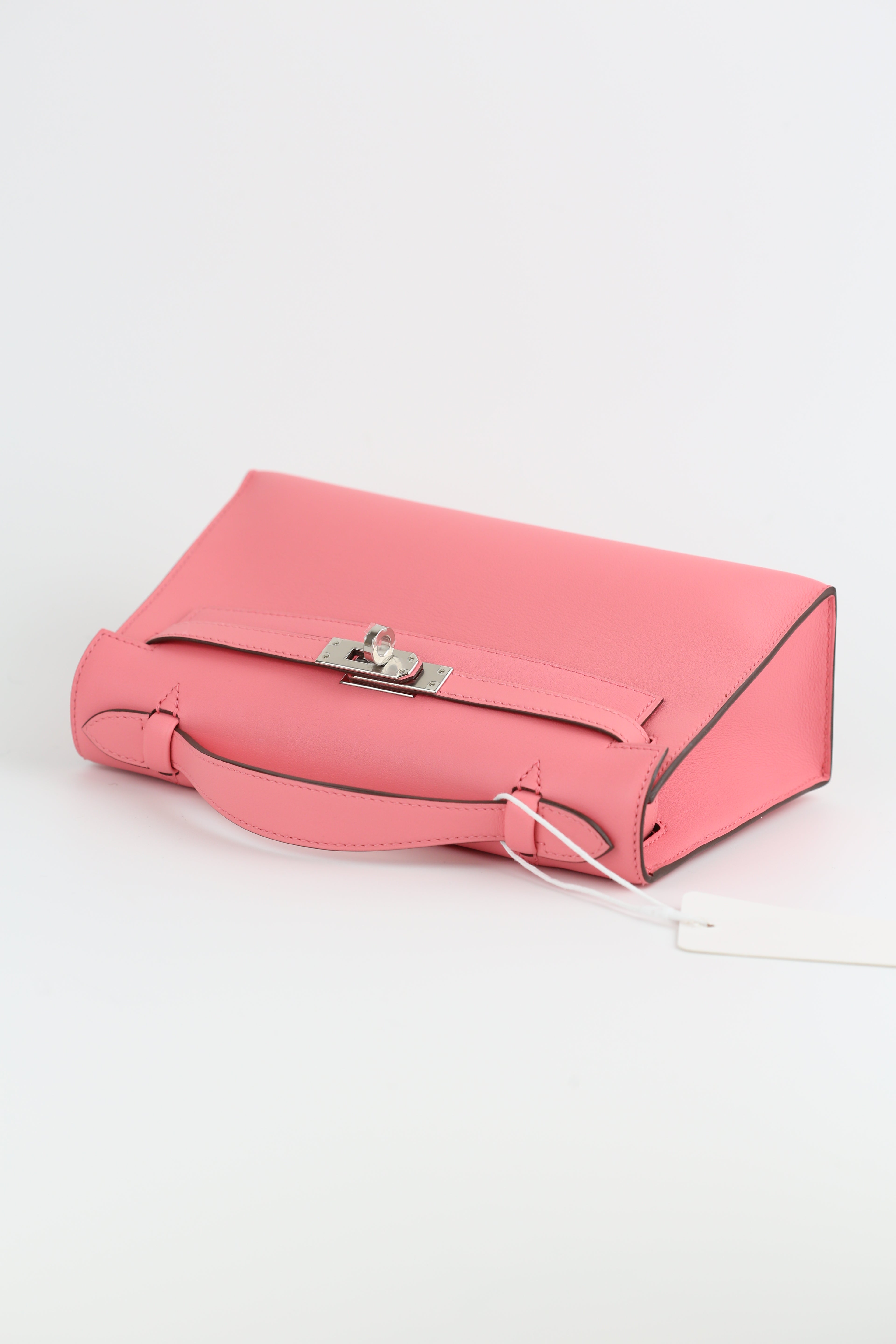 HERMÈS Mini Kelly 1 Rose Azalee
