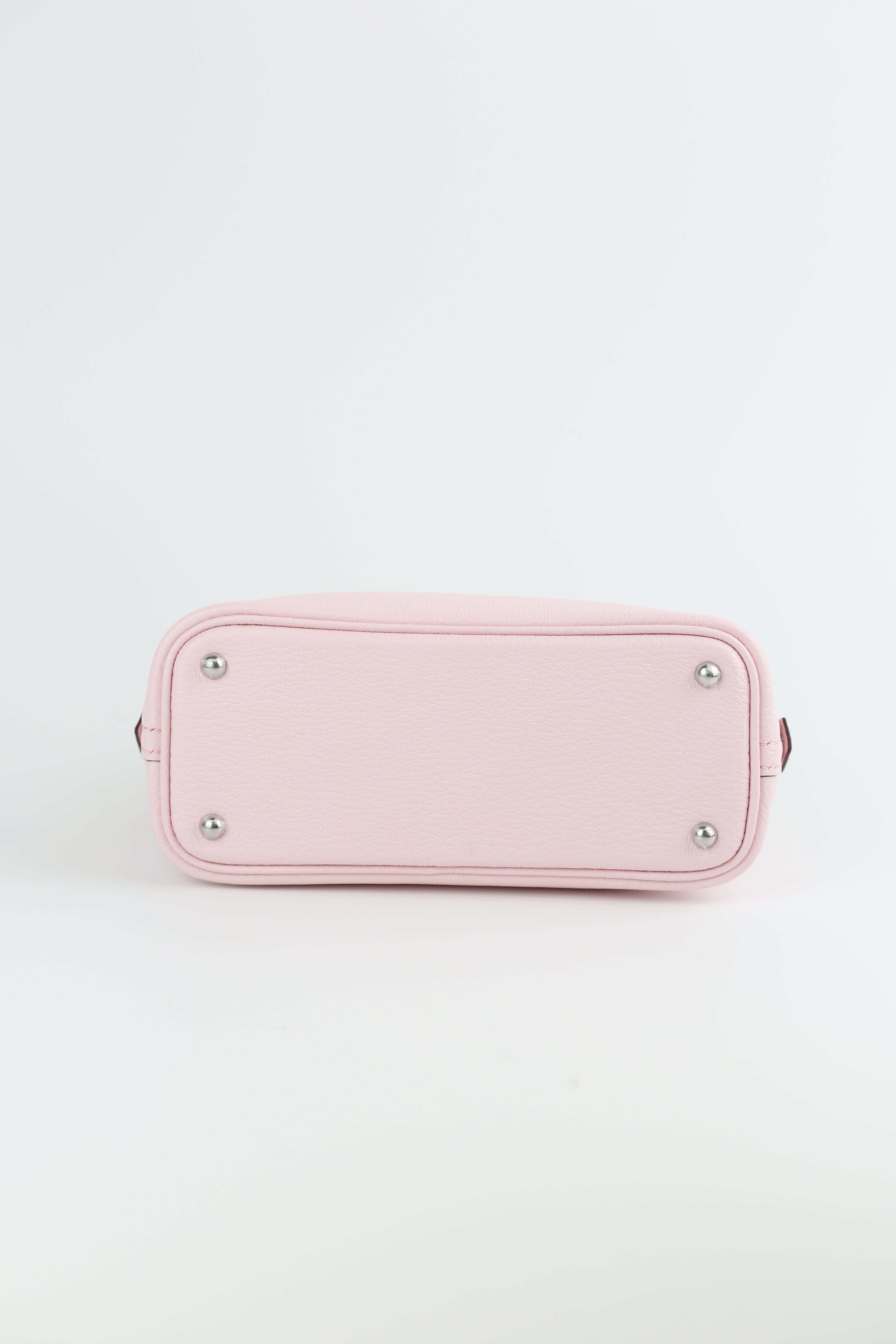 HERMÈS Mini Bolide Chevre Rose Darling