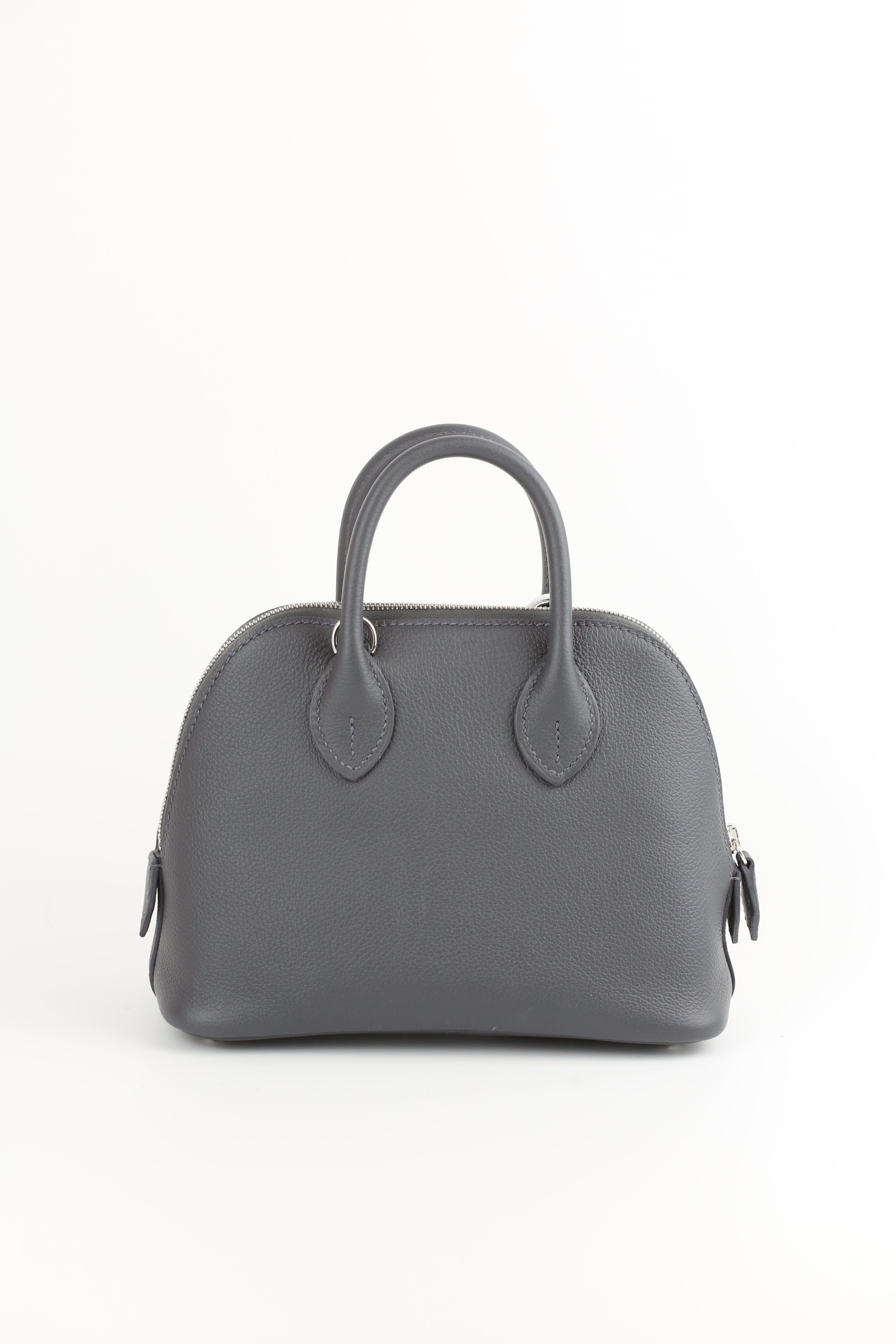 HERMÈS Mini Bolide Evercolor Ardoise