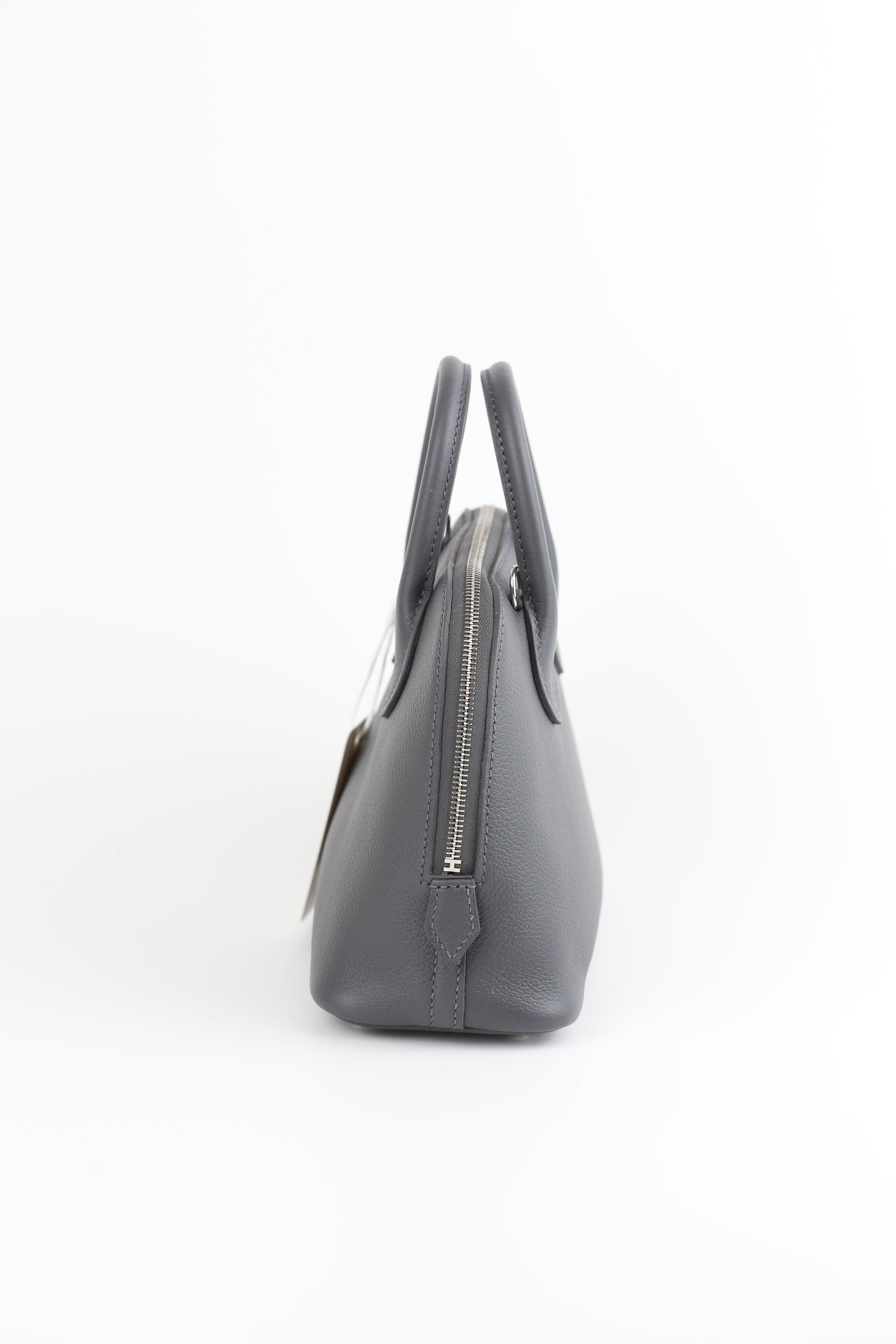 HERMÈS Mini Bolide Evercolor Ardoise