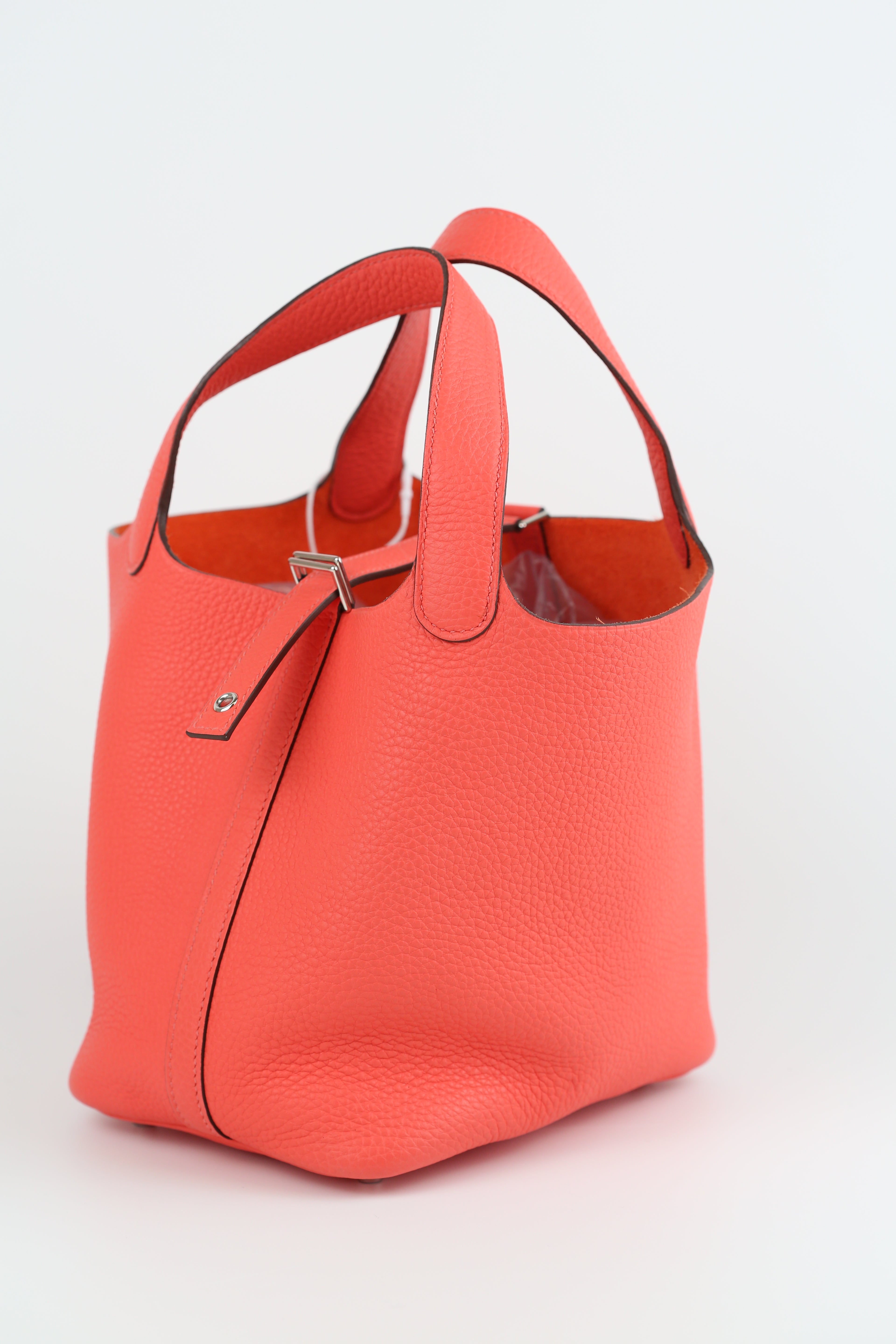 HERMÈS Clemence Picotin 18 Rose Texas