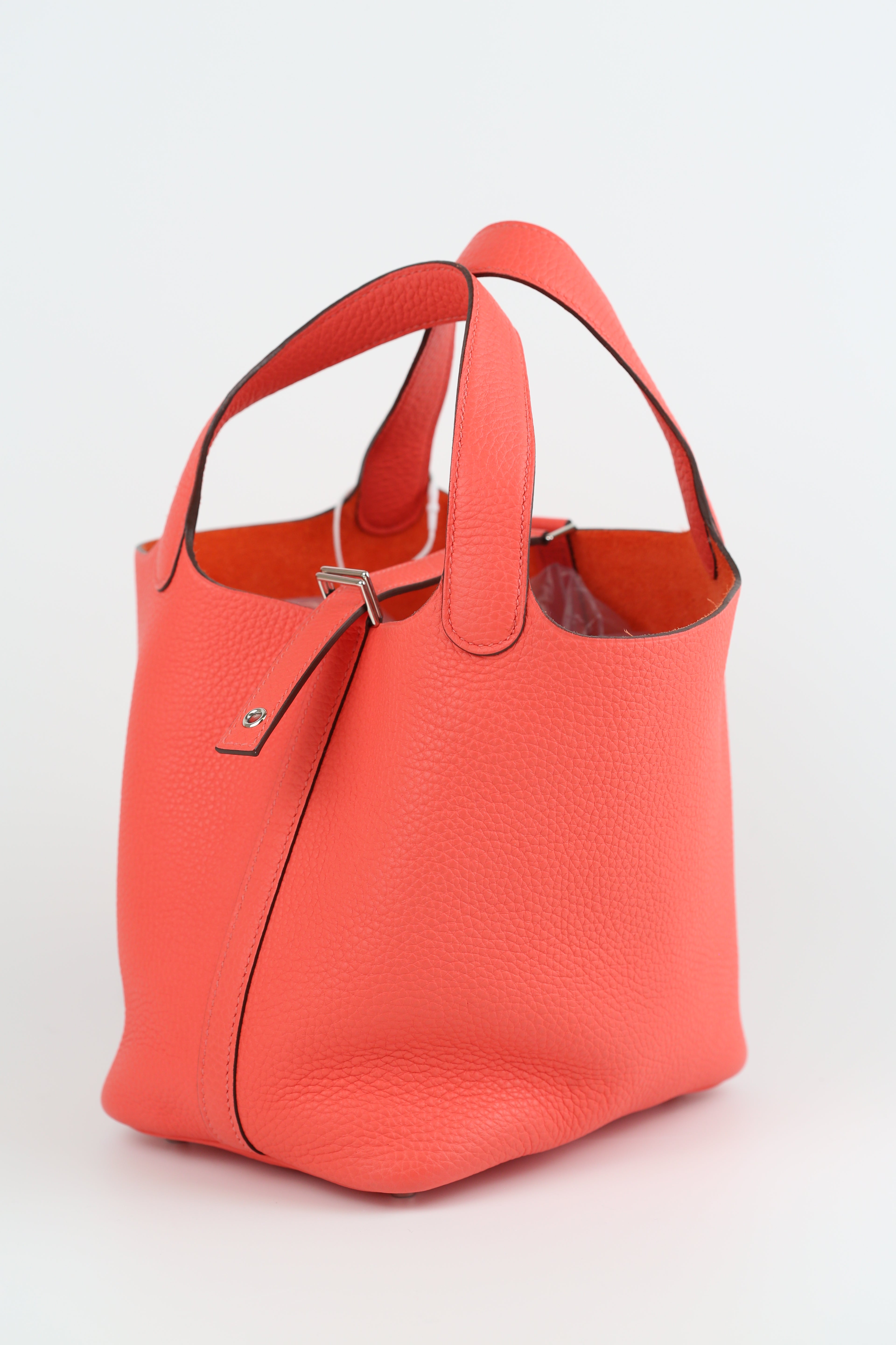 HERMÈS Clemence Picotin 18 Rose Texas