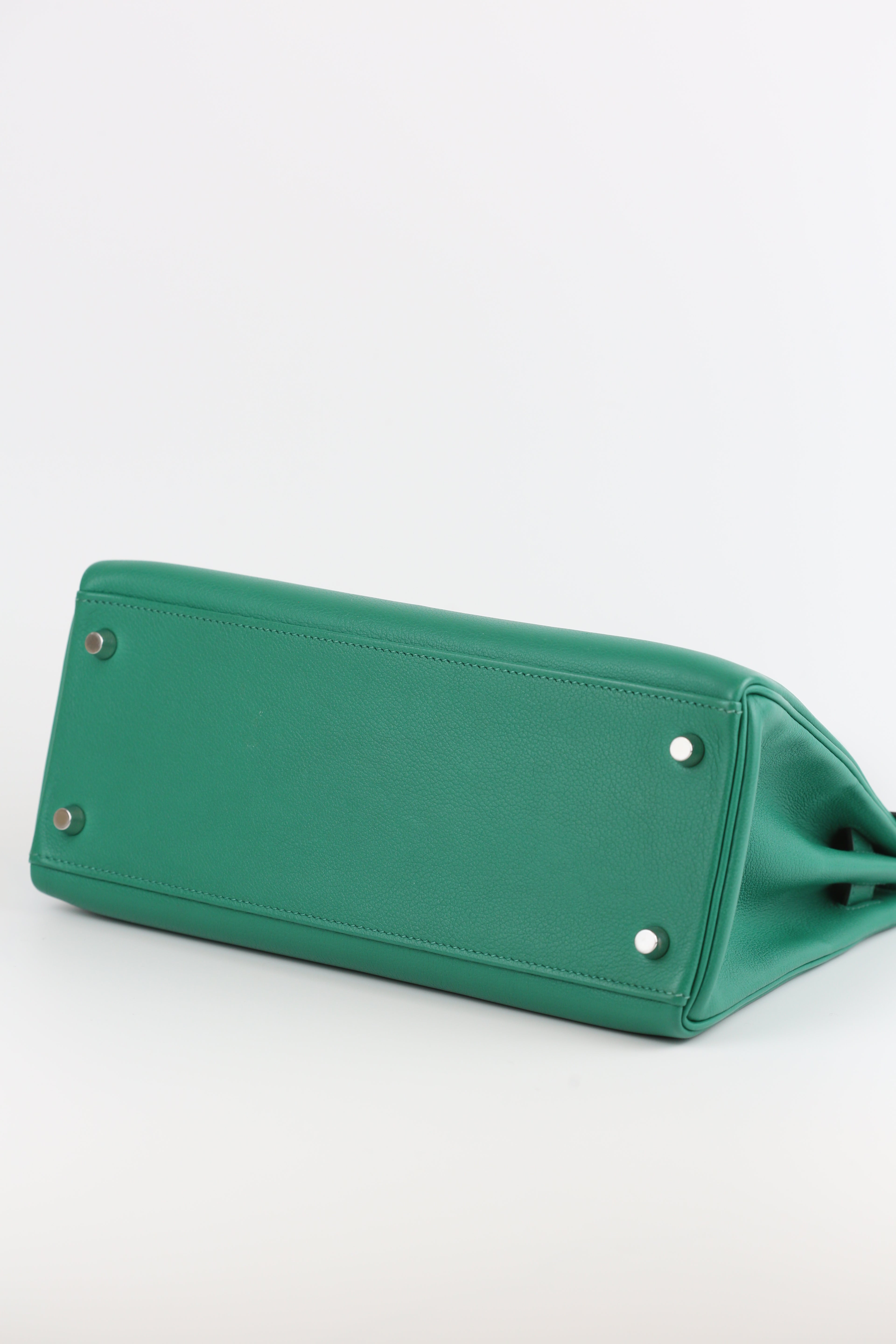 HERMES Evercolor Kelly 28 Green