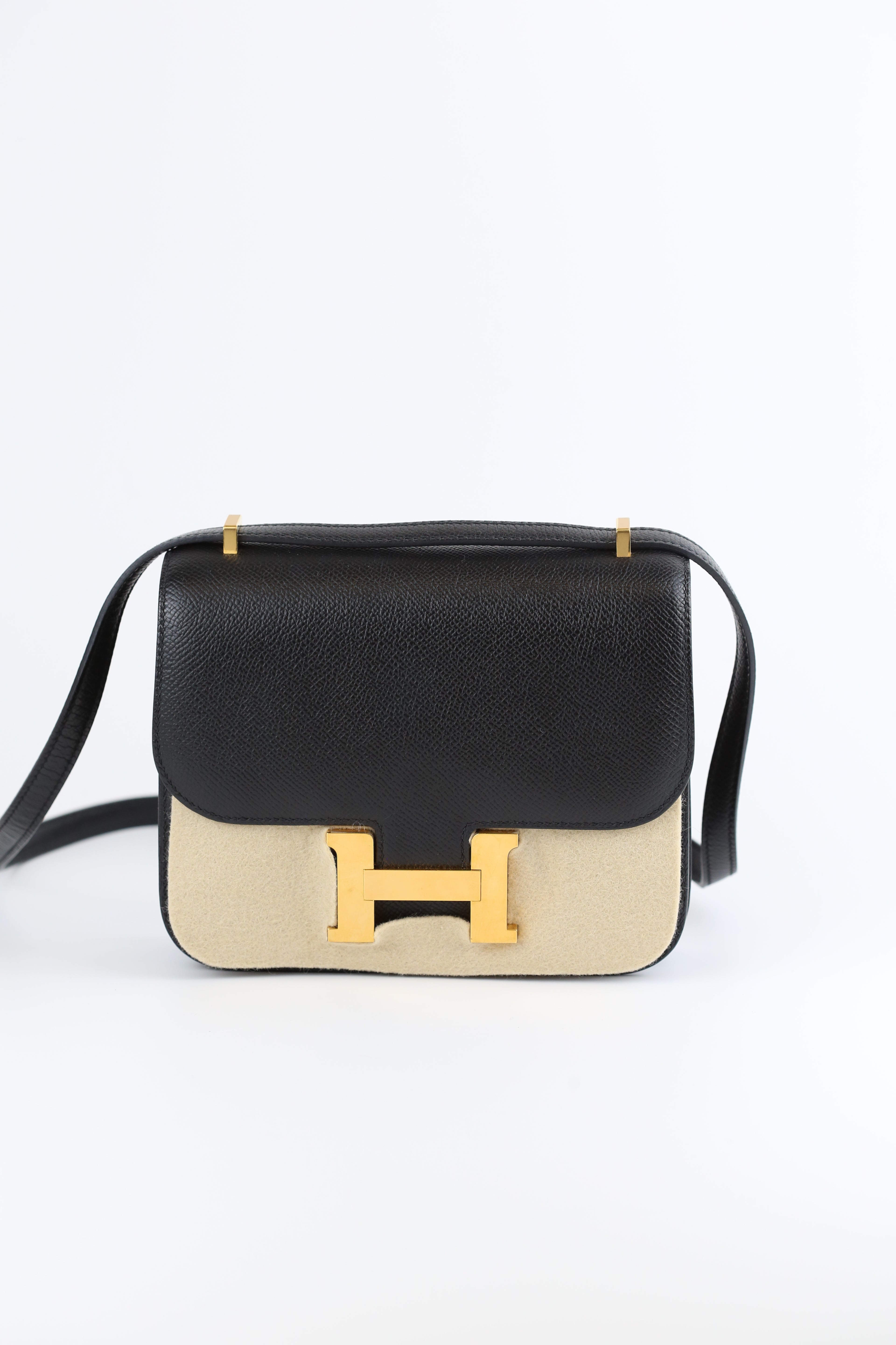 HERMES Epsom mini Constance Noir